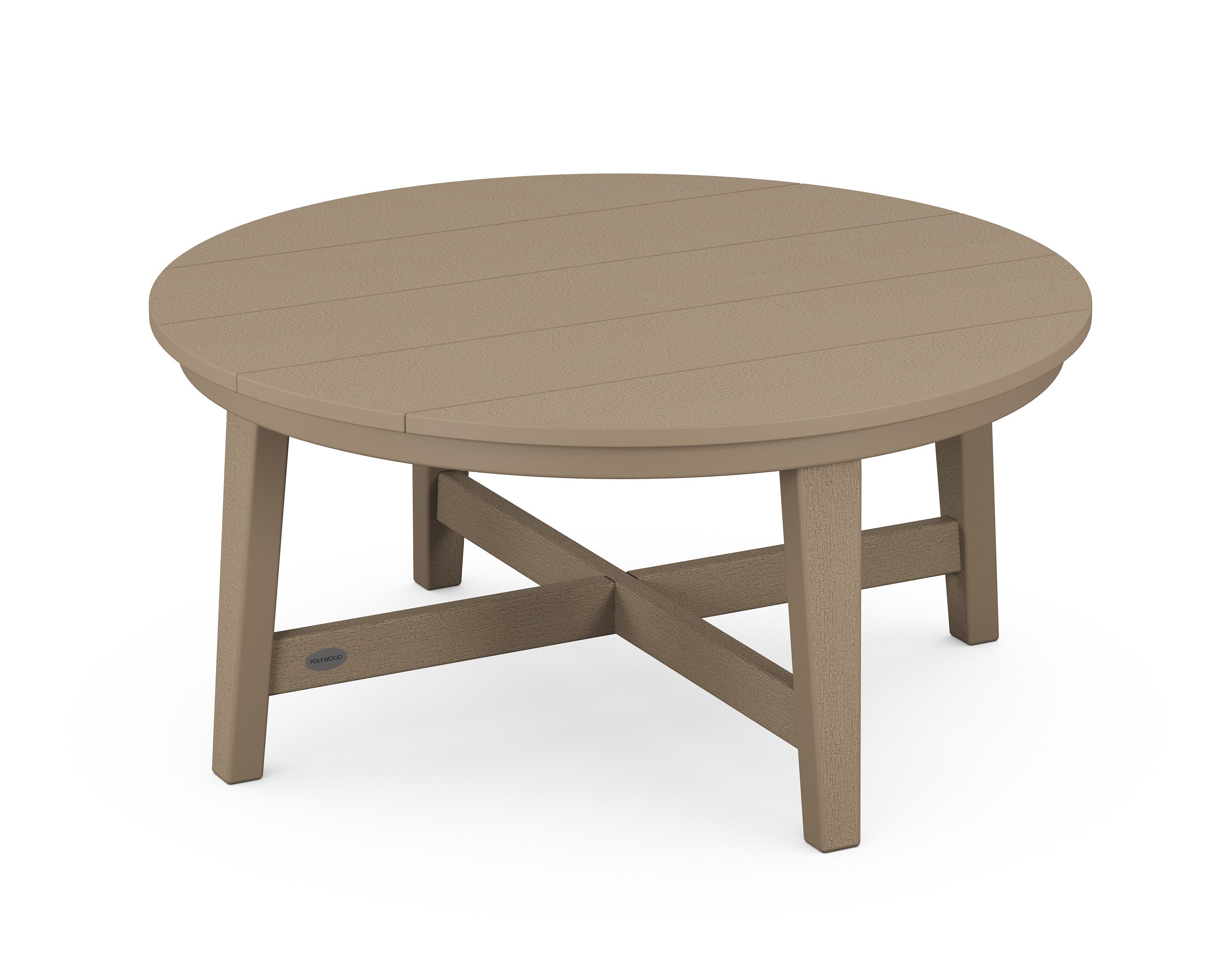 Newport 36" Round Coffee Table in Vintage Sahara