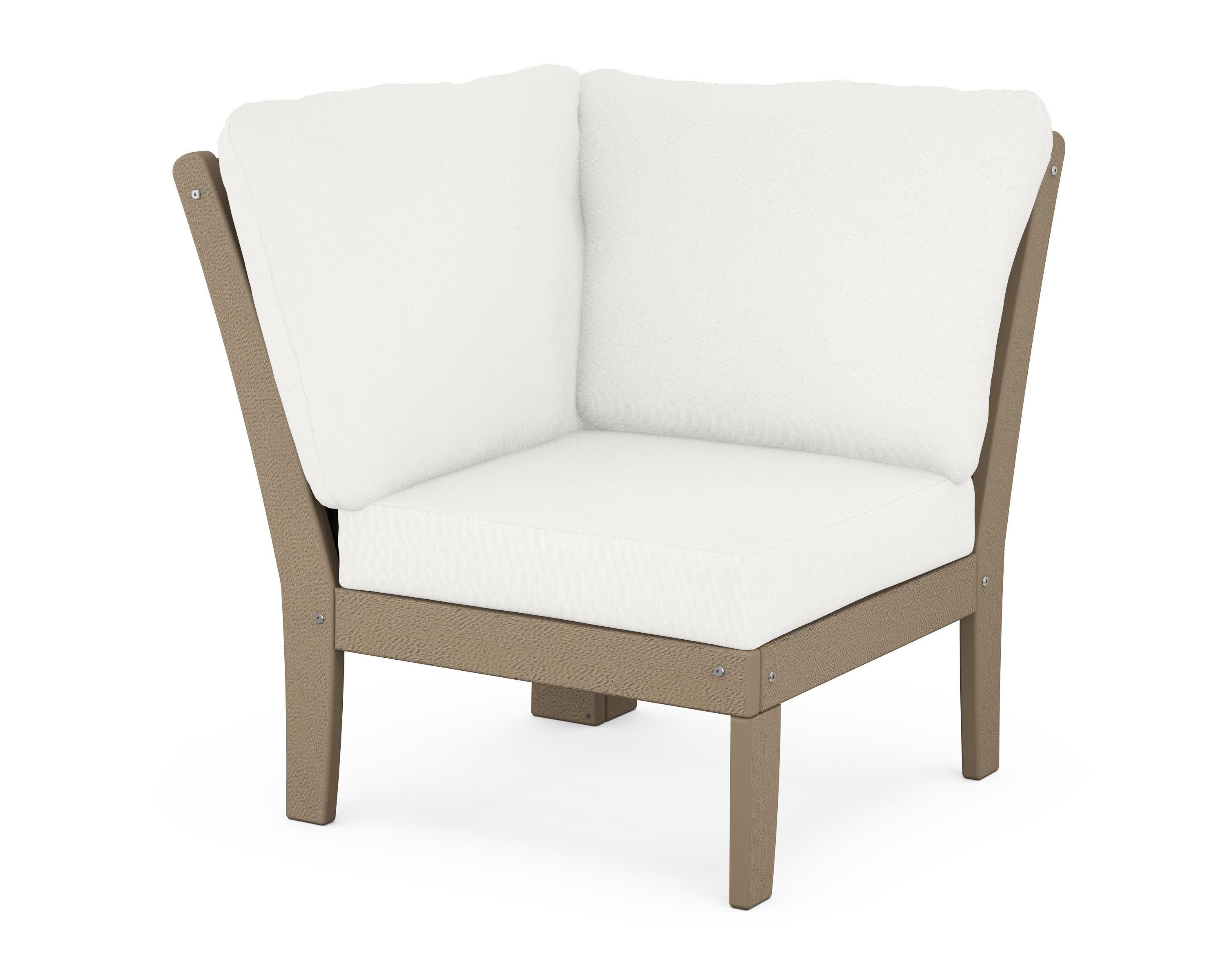 Braxton Modular Corner Chair in Vintage Sahara / Natural Linen