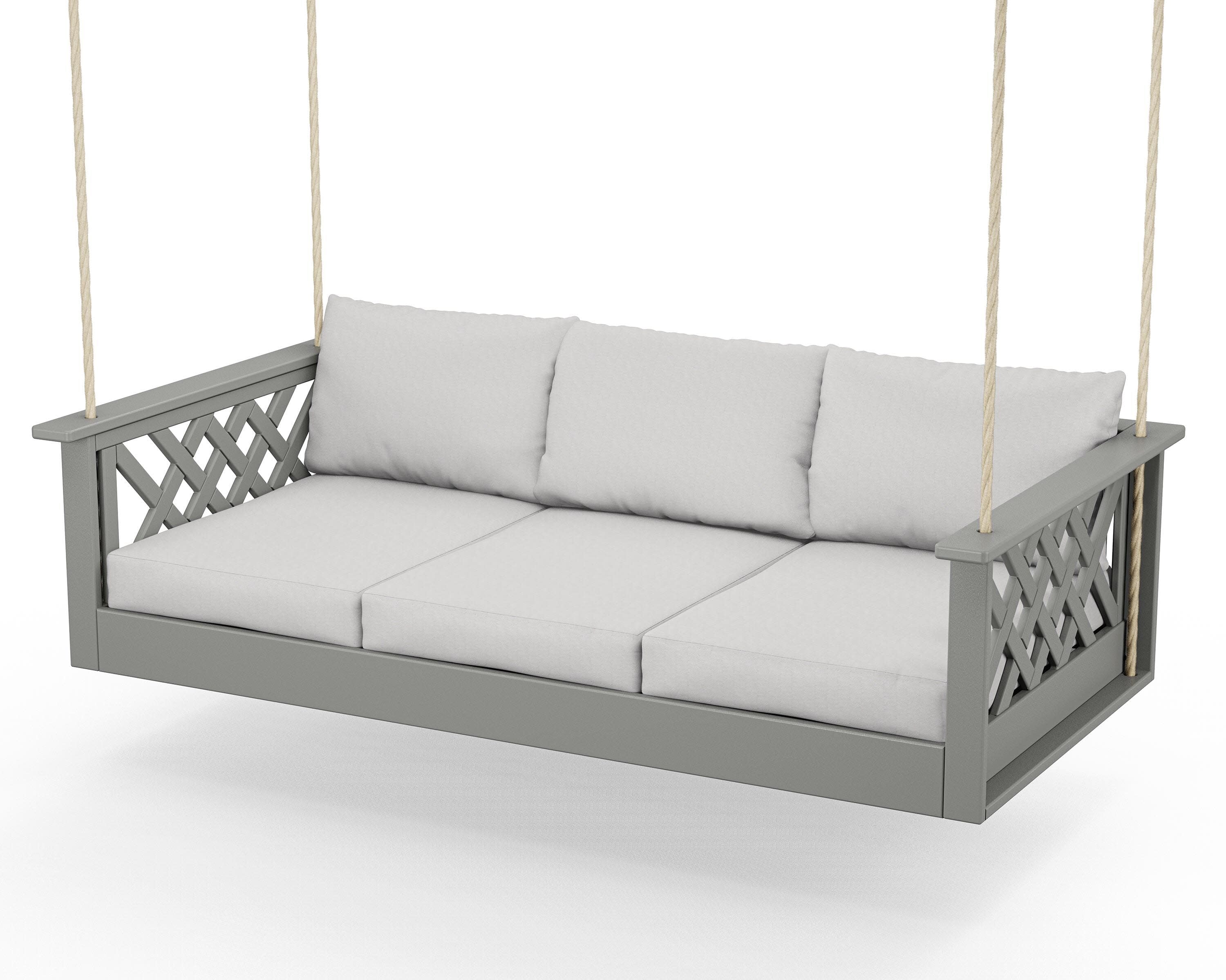 Wovendale Daybed Swing in Slate Grey / Diamond in the Rough