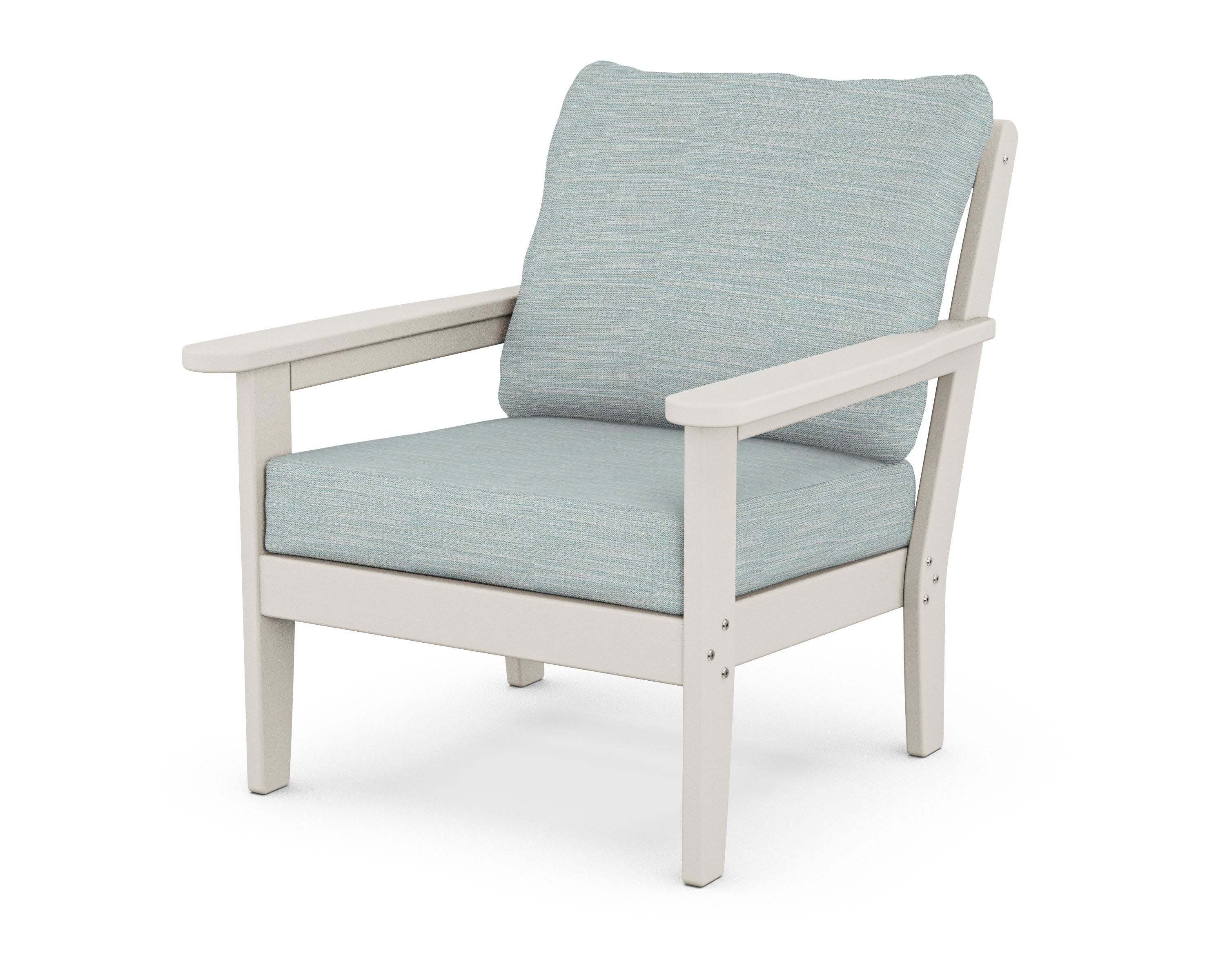 Cottage Deep Seating Chair in Sand / Soothe Mist