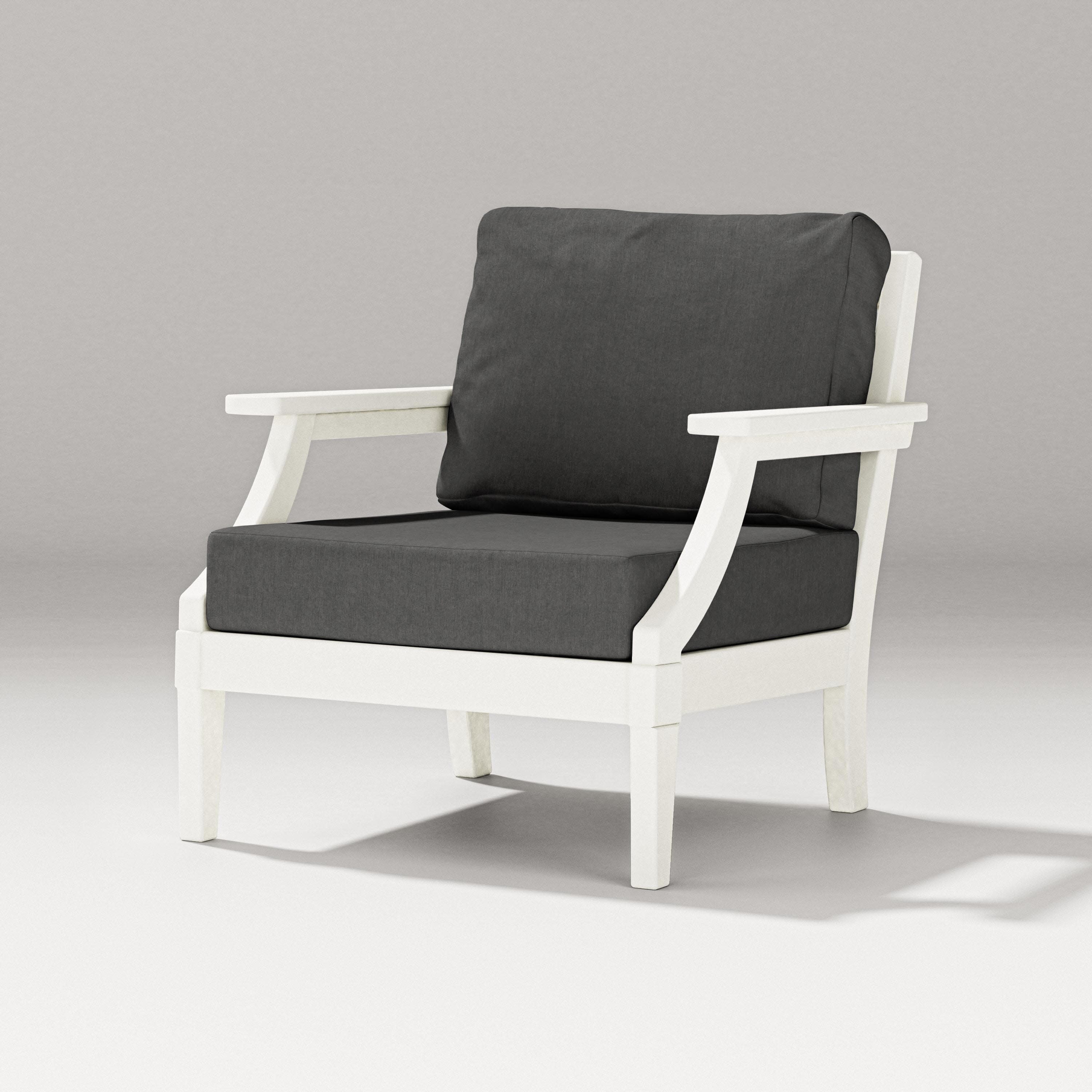 Estate Lounge Chair in Vintage White / Spectrum Carbon