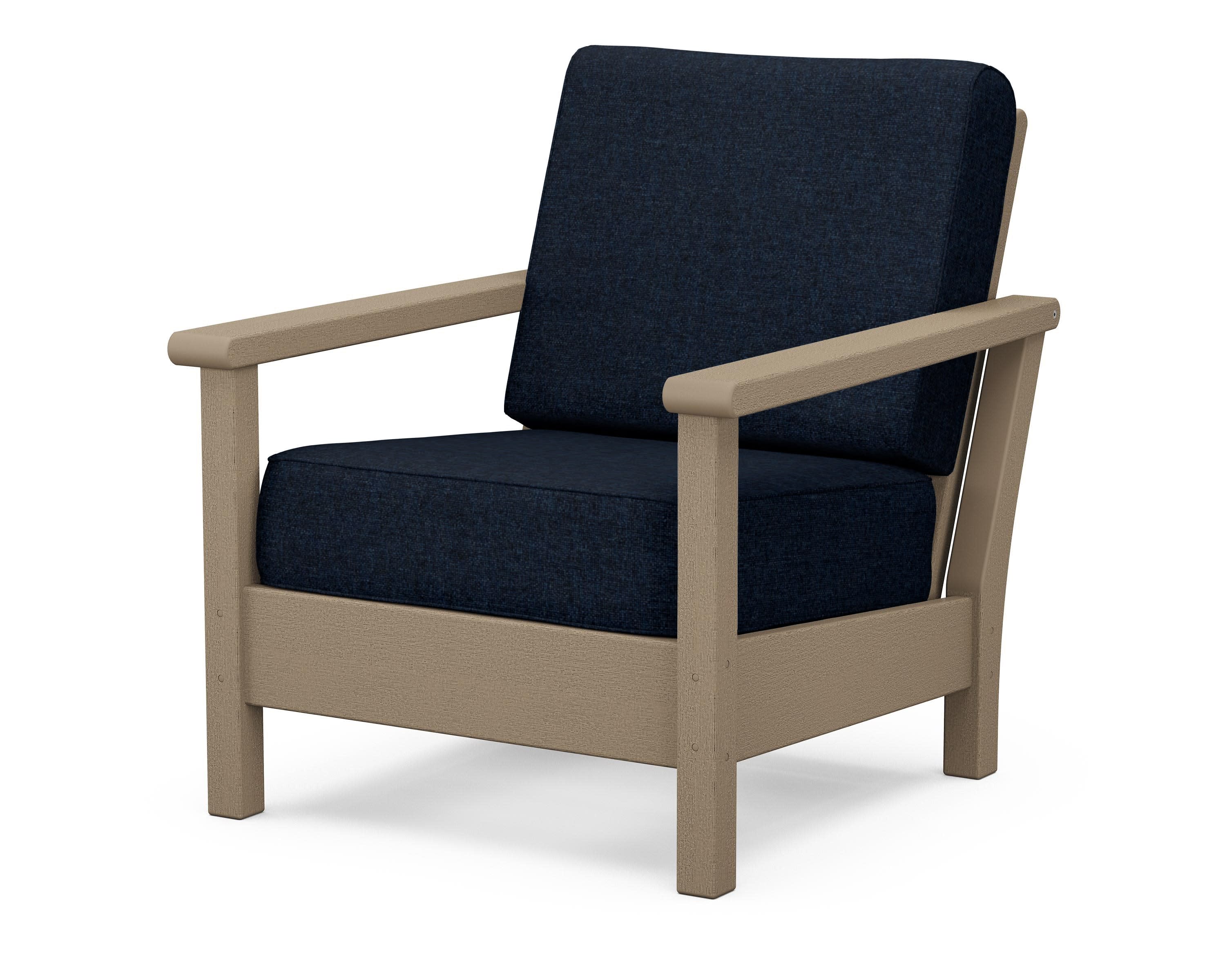 Harbour Deep Seating Chair in Vintage Sahara / Marine Indigo