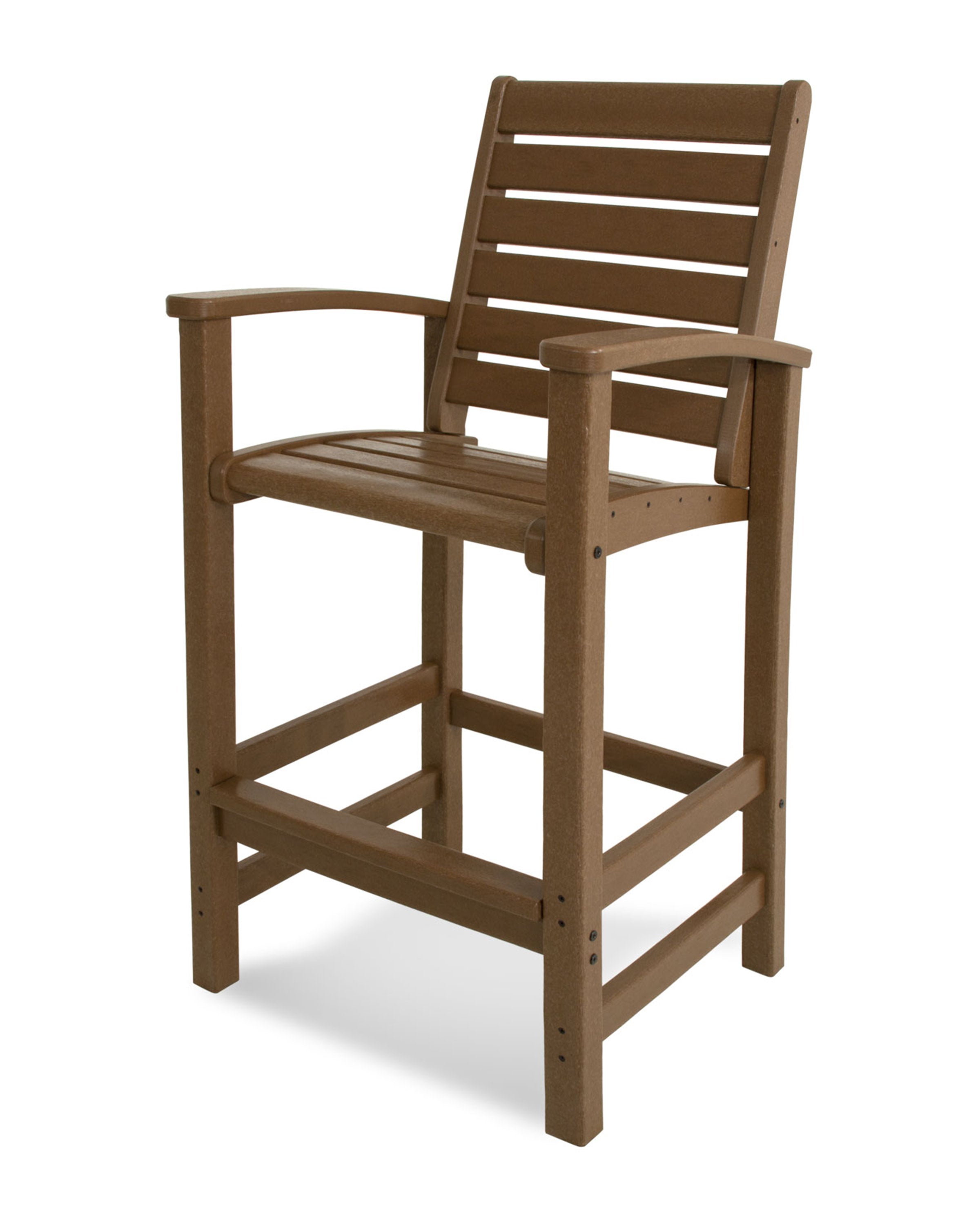 Signature Bar Chair in Teak