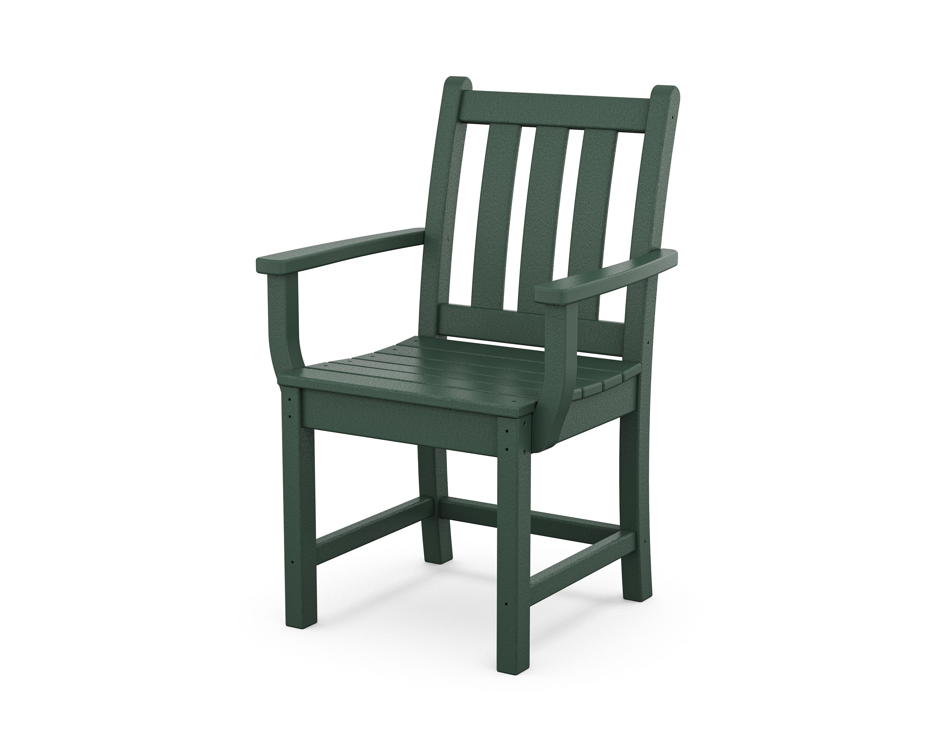 Traditional Garden Dining Arm Chair in Green