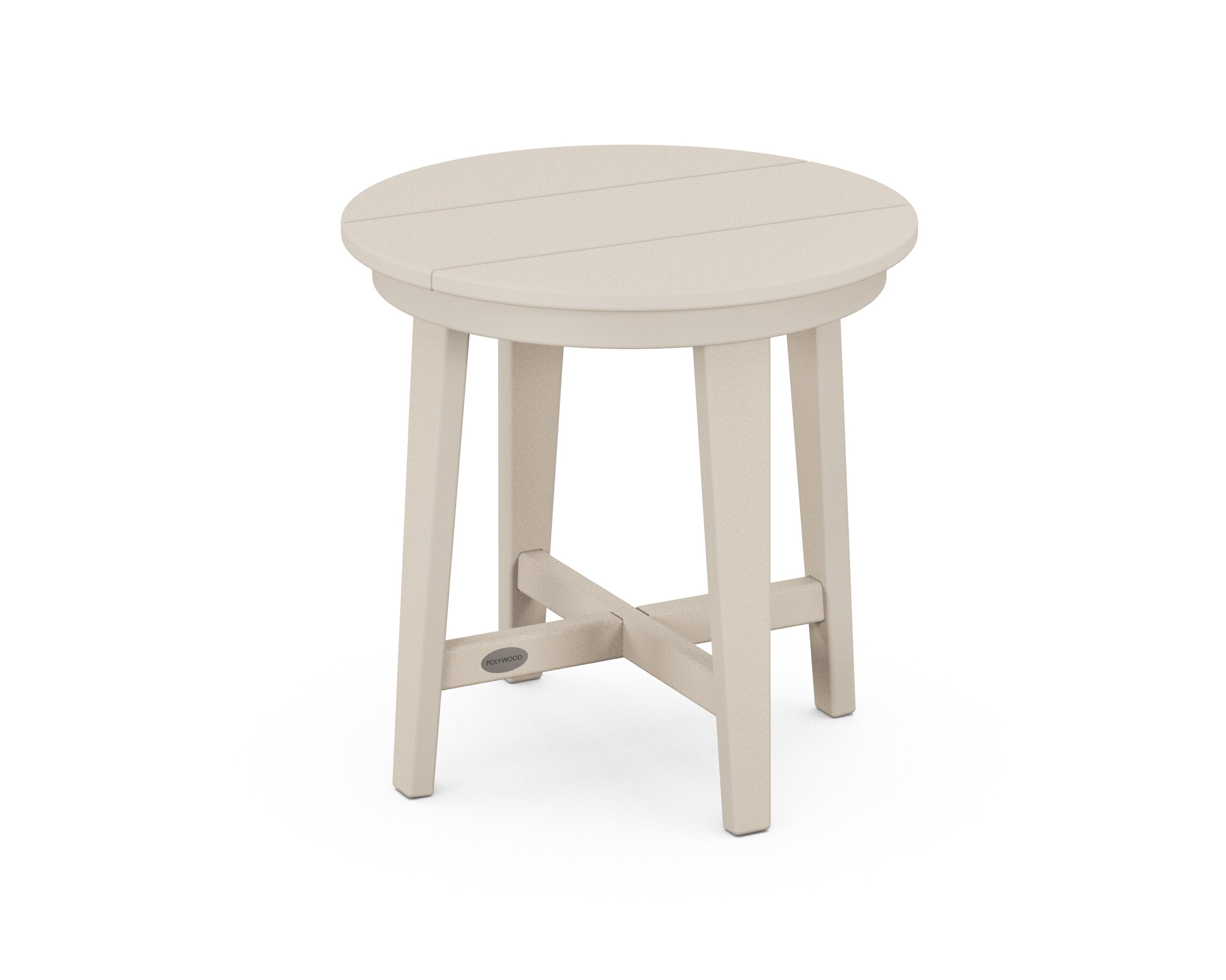 Newport 19" Round End Table in Sand