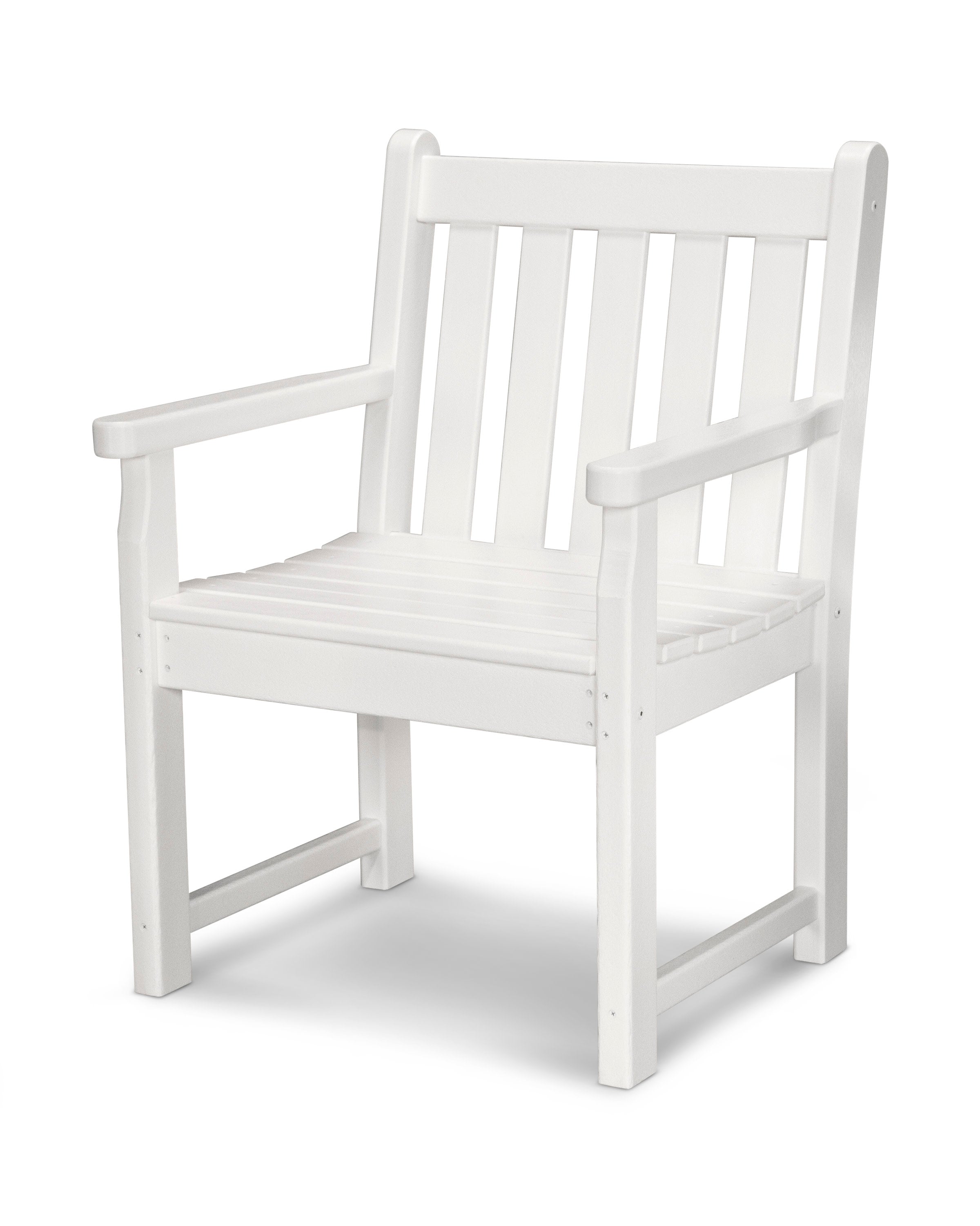 Traditional Garden Arm Chair in White