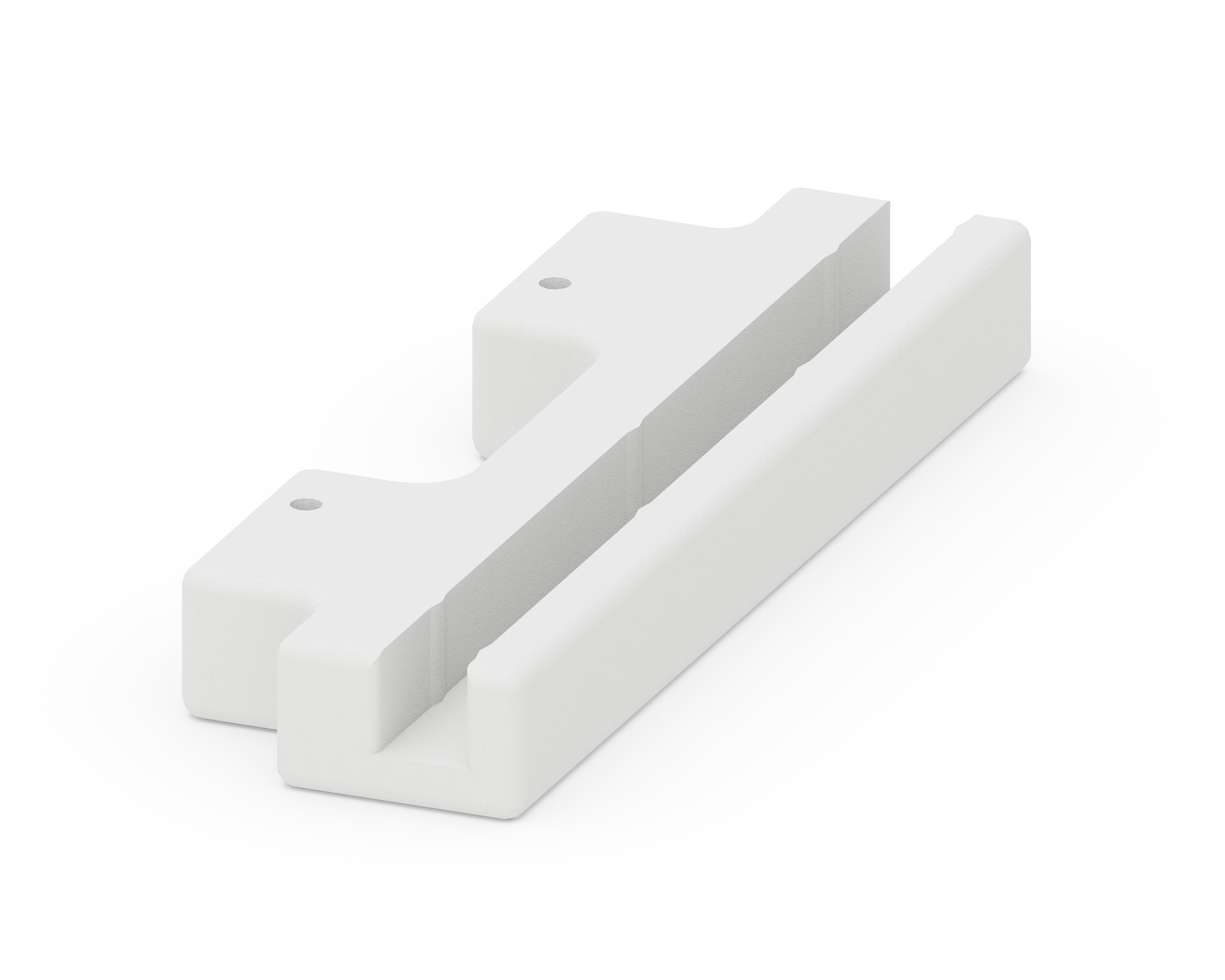 Modular Planter Connection Block in White