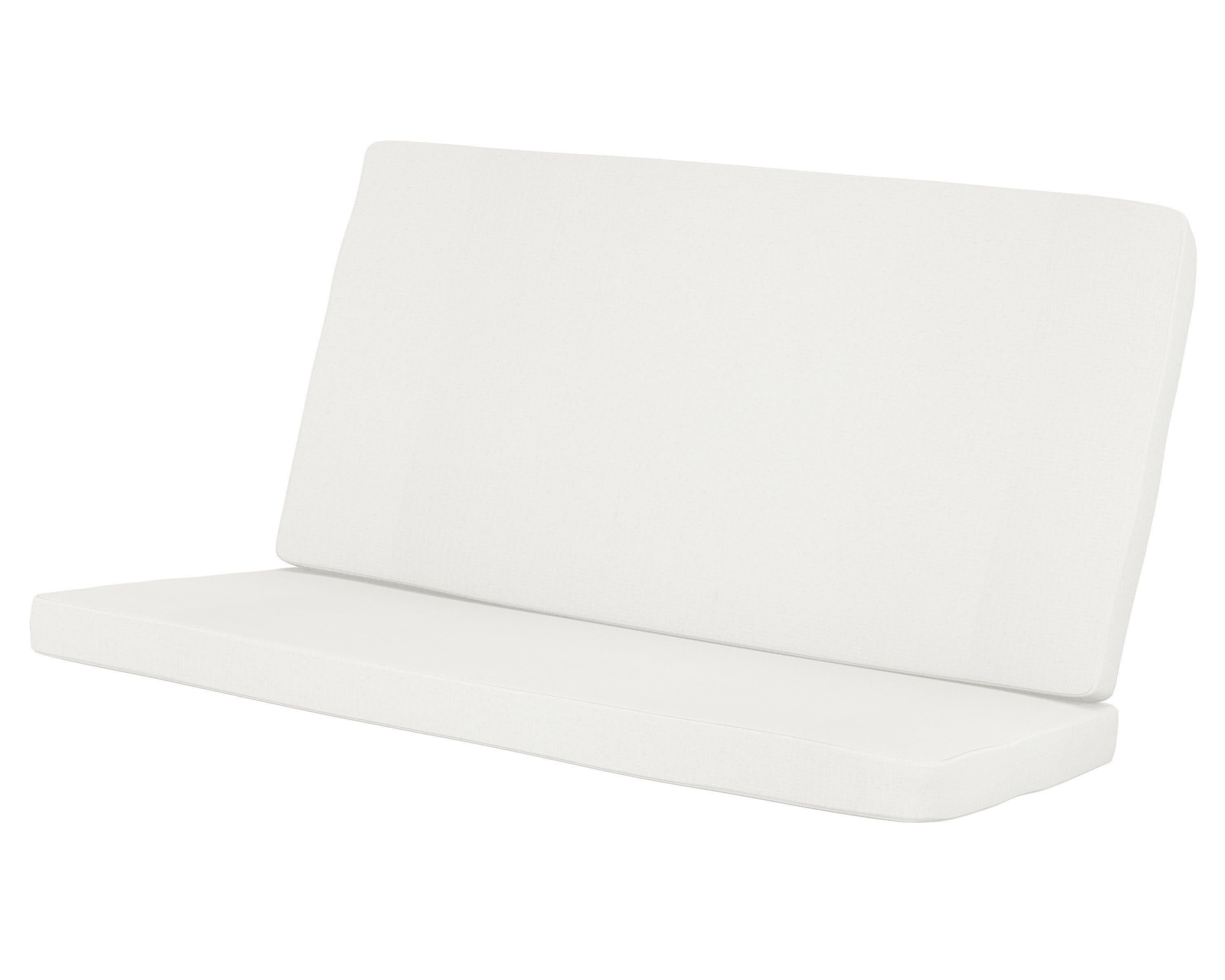 Modern Loveseat Cushion in Natural Linen