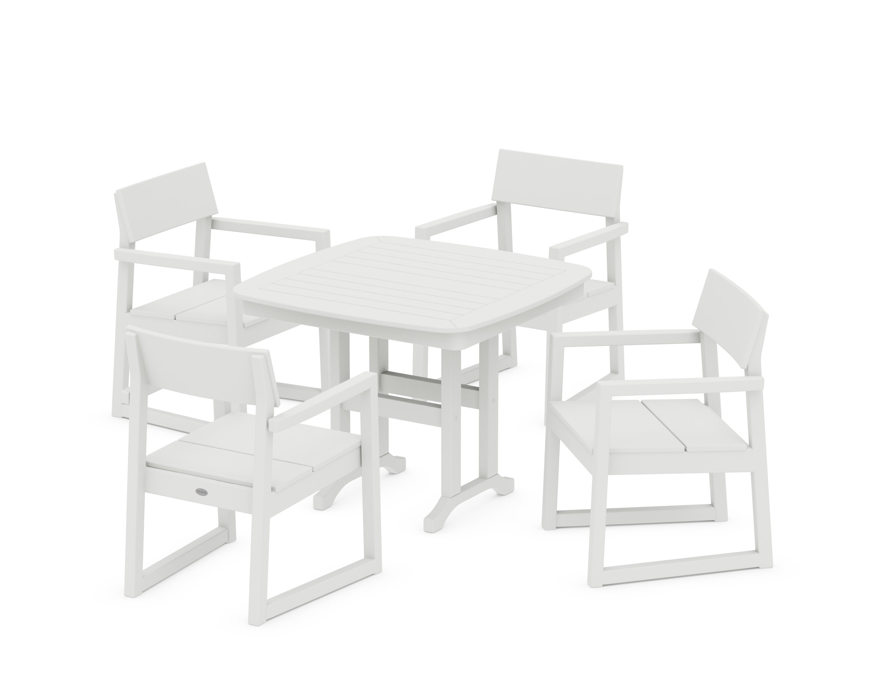 EDGE 5-Piece Dining Set in Vintage White