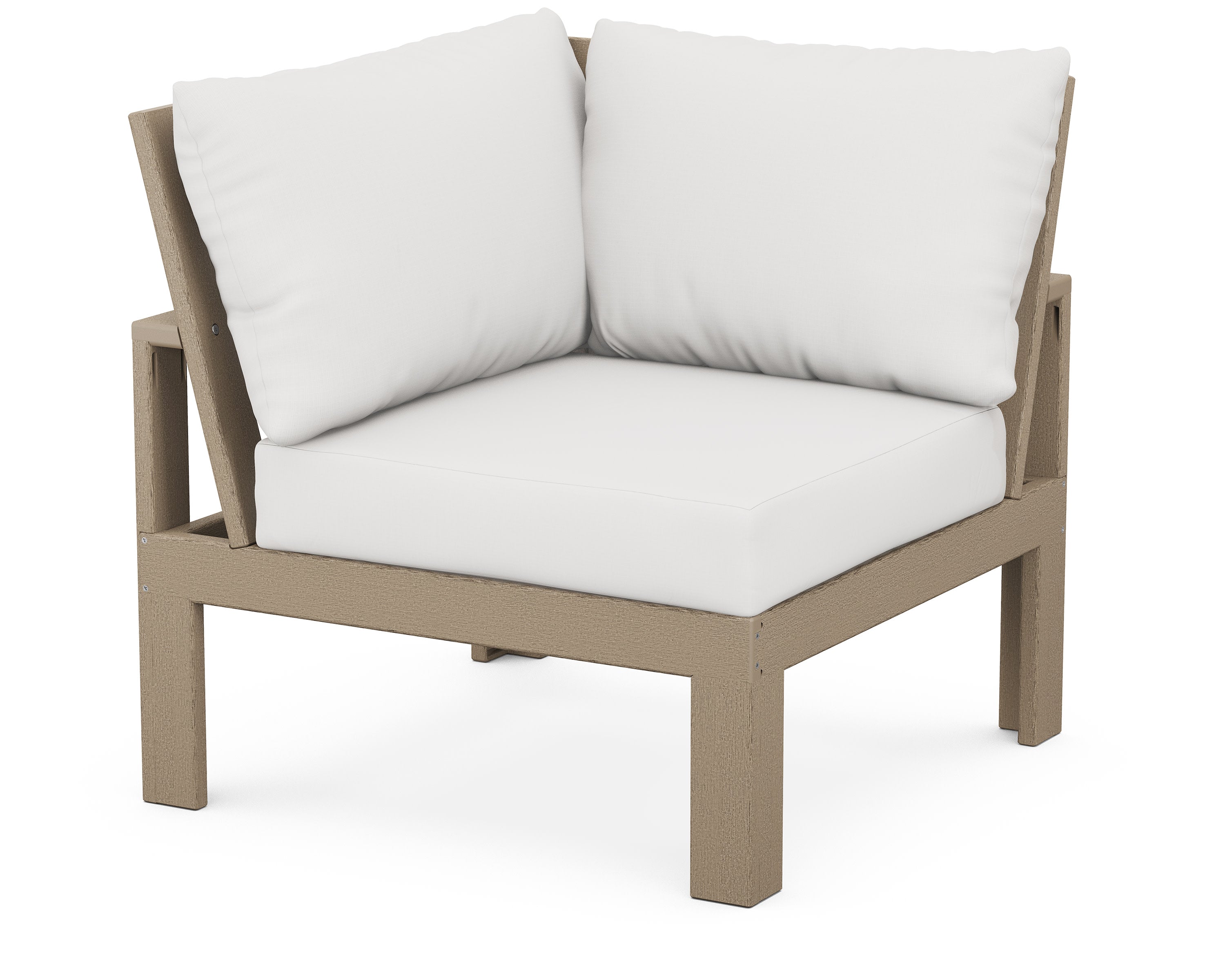 Modular Corner Chair in Vintage Sahara / Natural Linen