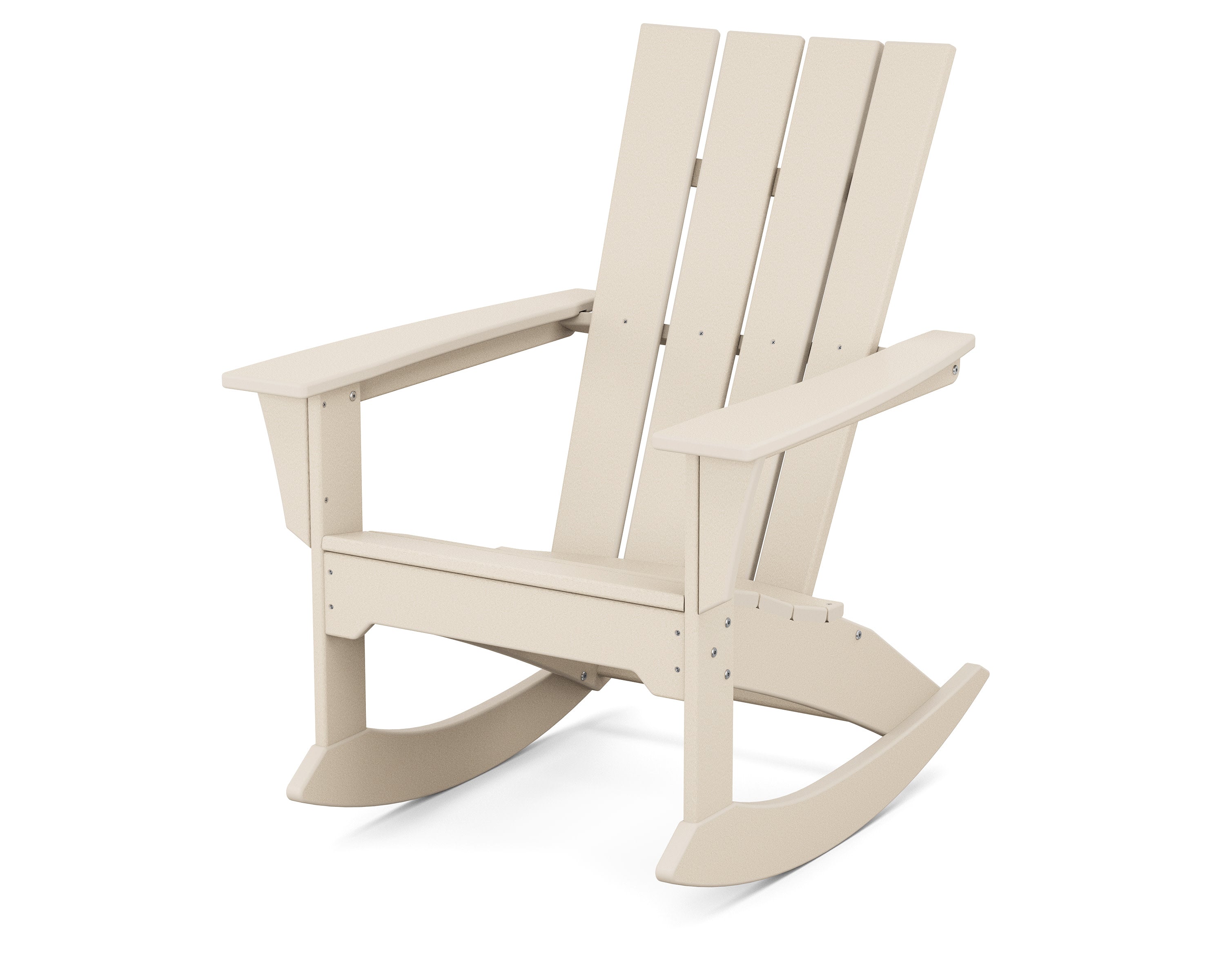 Quattro Adirondack Rocking Chair in Sand