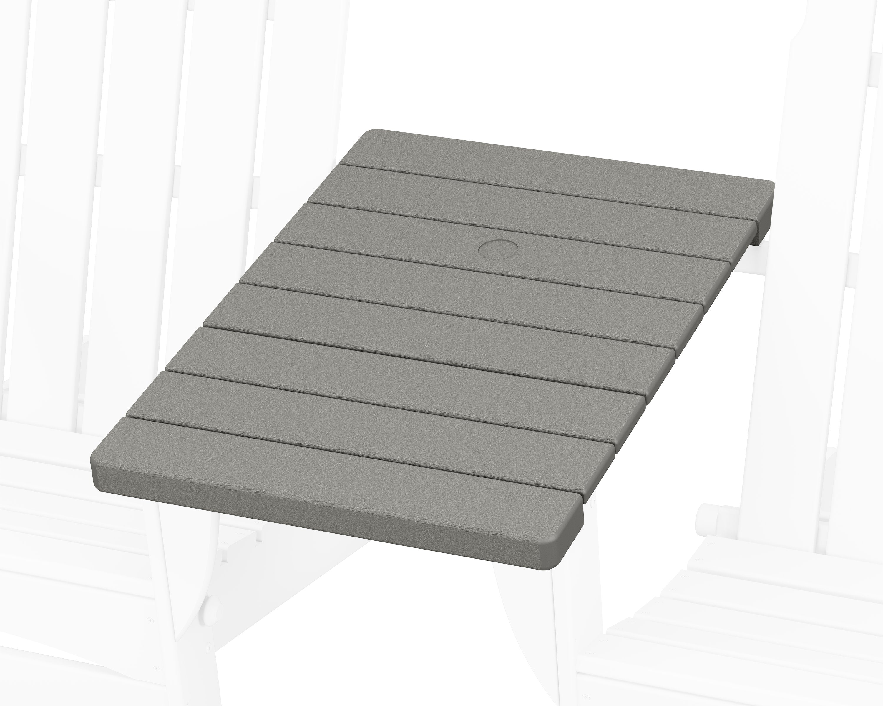 Classic Series Straight Adirondack Connecting Table in Slate Grey