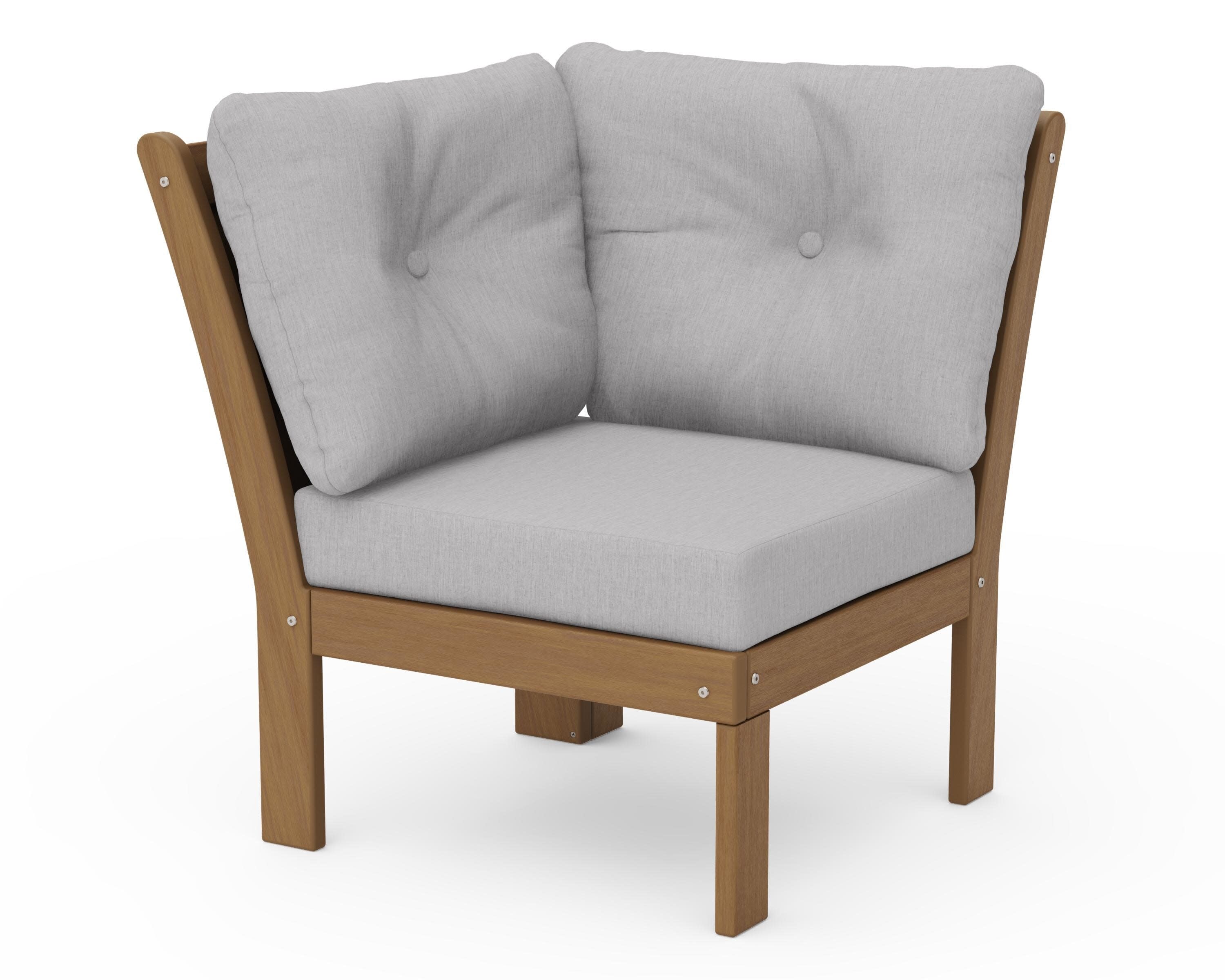 Vineyard Modular Corner Chair in Natural / Granite