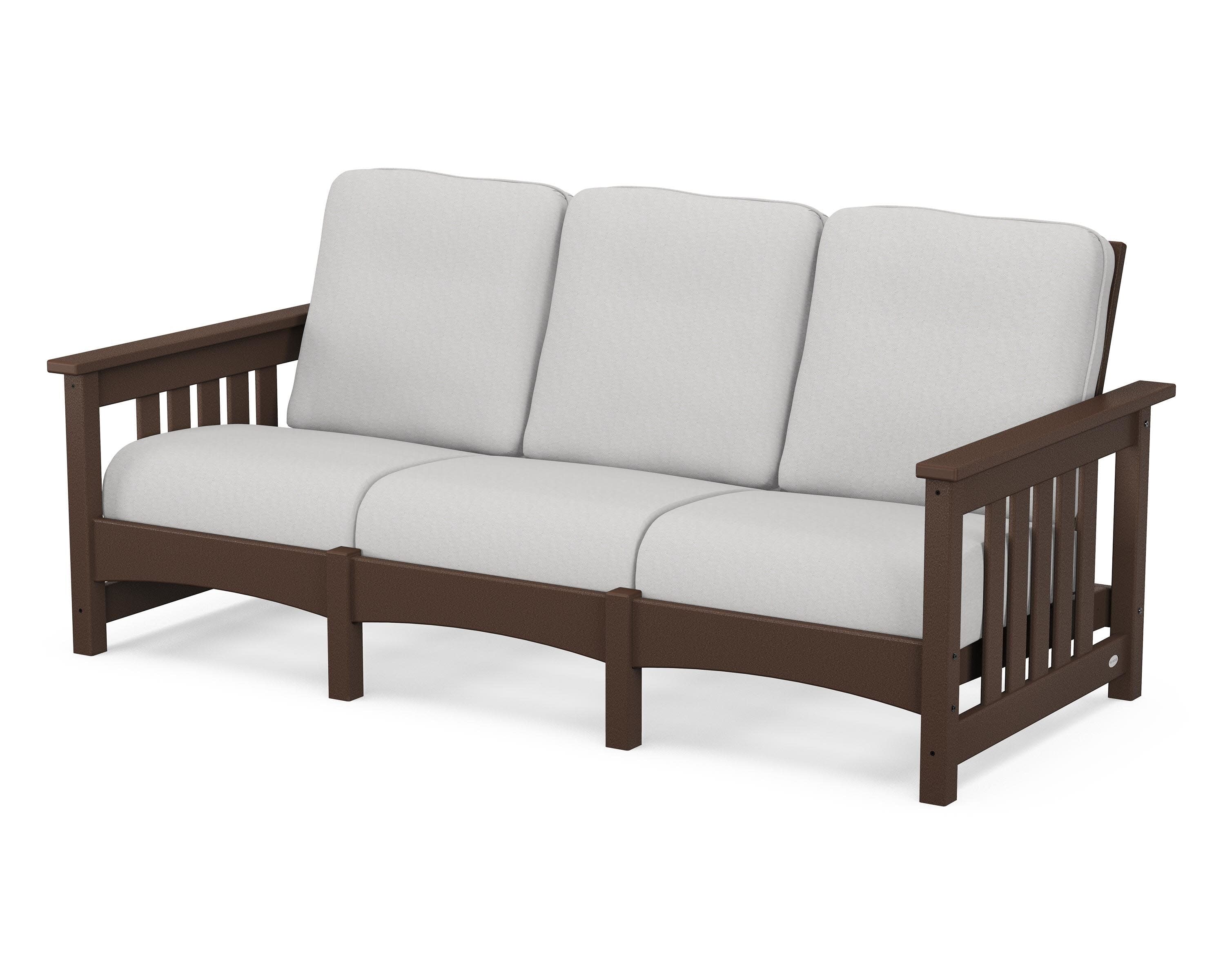 Club Mission Sofa in Mahogany / Diamond in the Rough