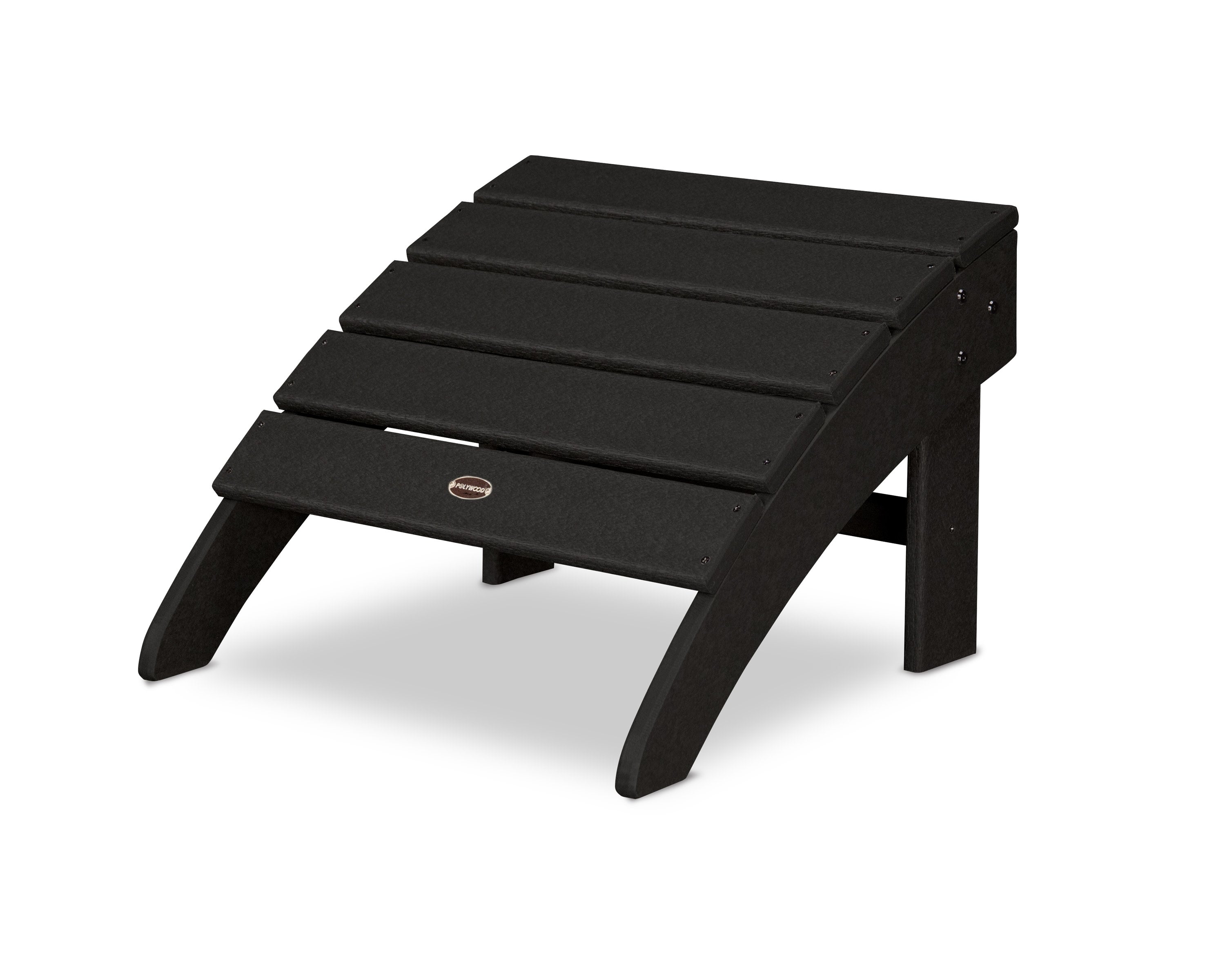 Palm Coast Ottoman in Black