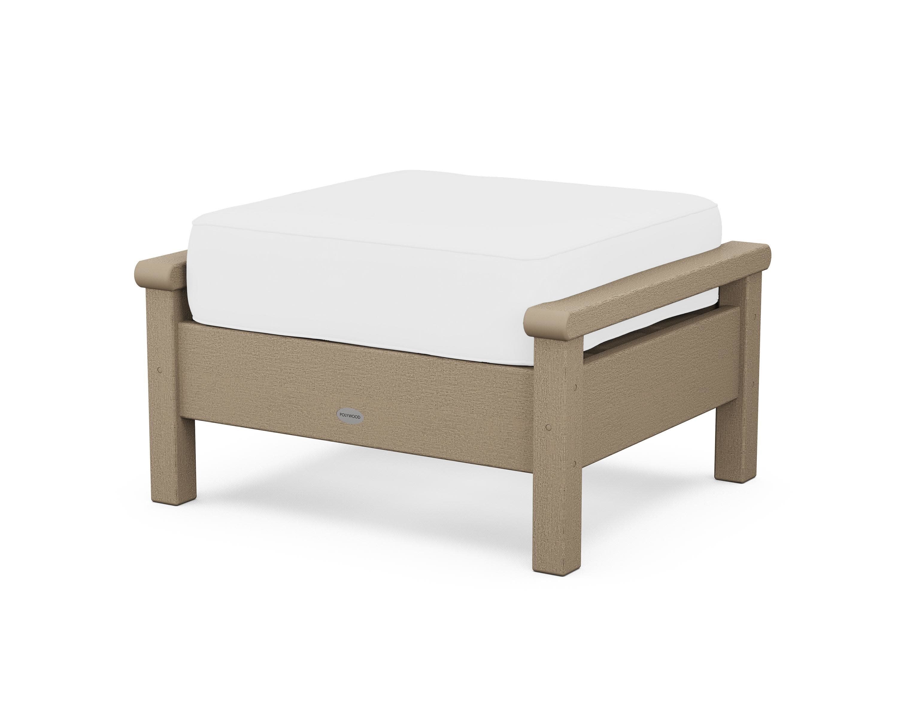 Harbour Deep Seating Ottoman in Vintage Sahara / Natural