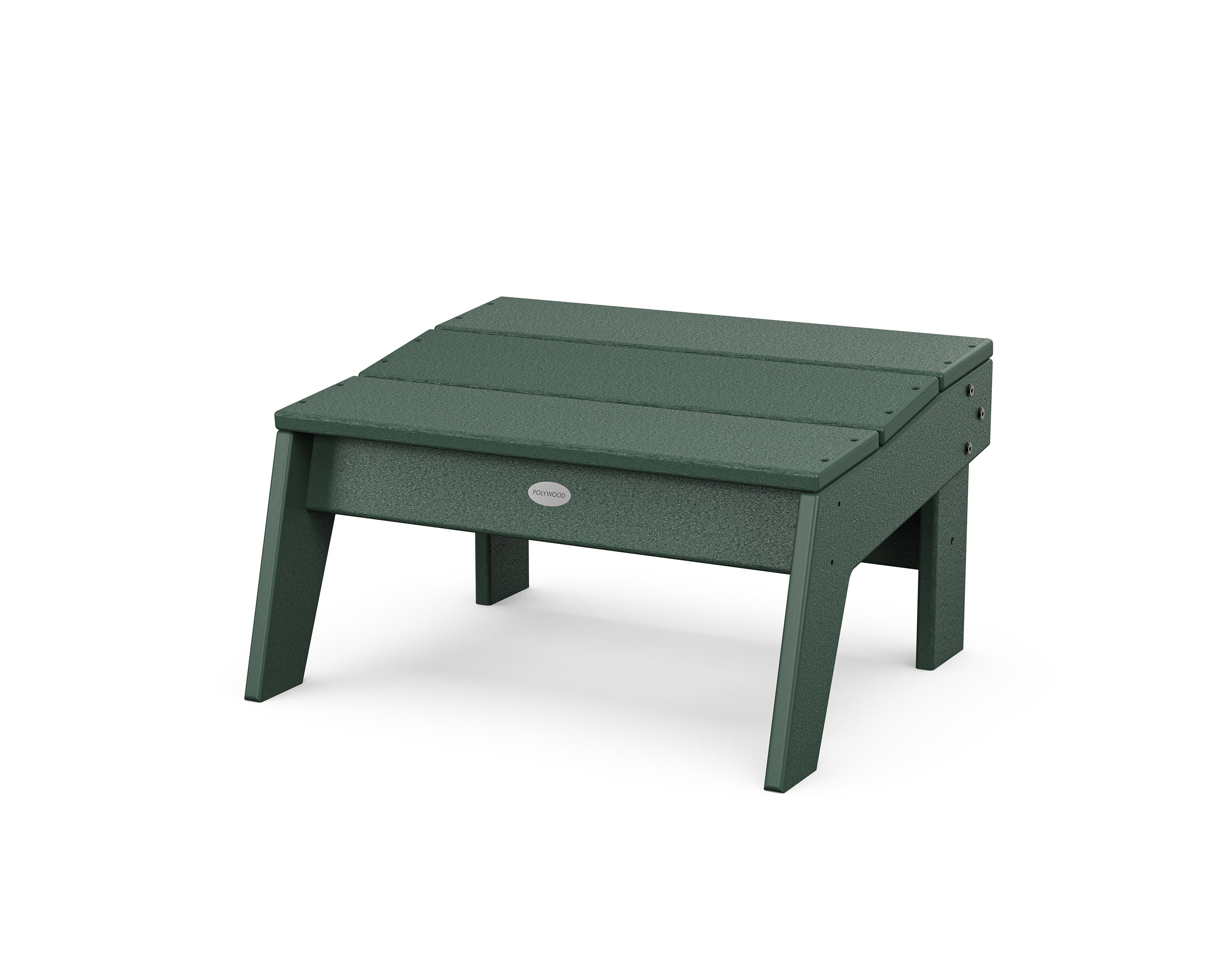 Modern Studio Oversized Ottoman in Green