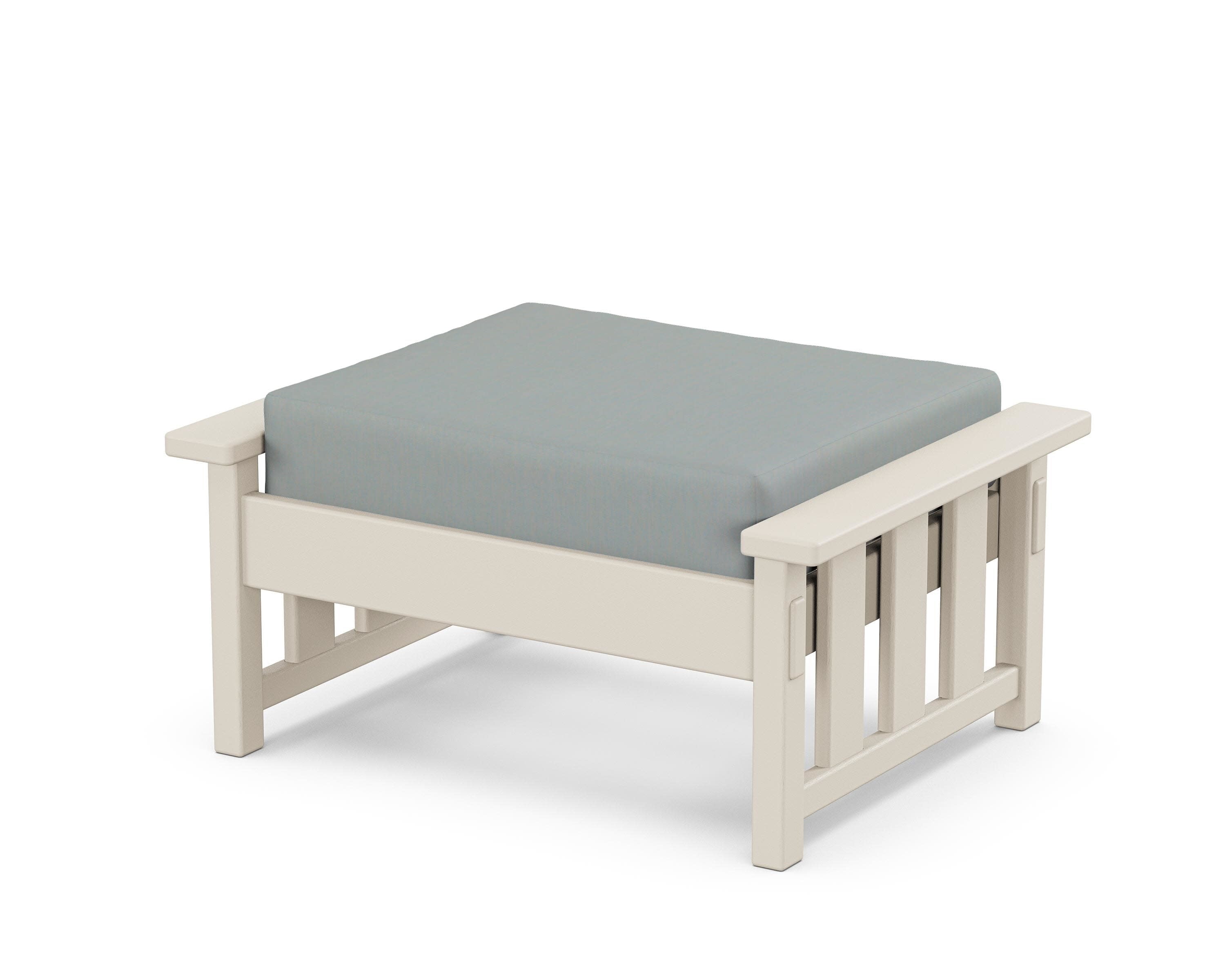 Acadia Deep Seating Ottoman in Sand / Spa