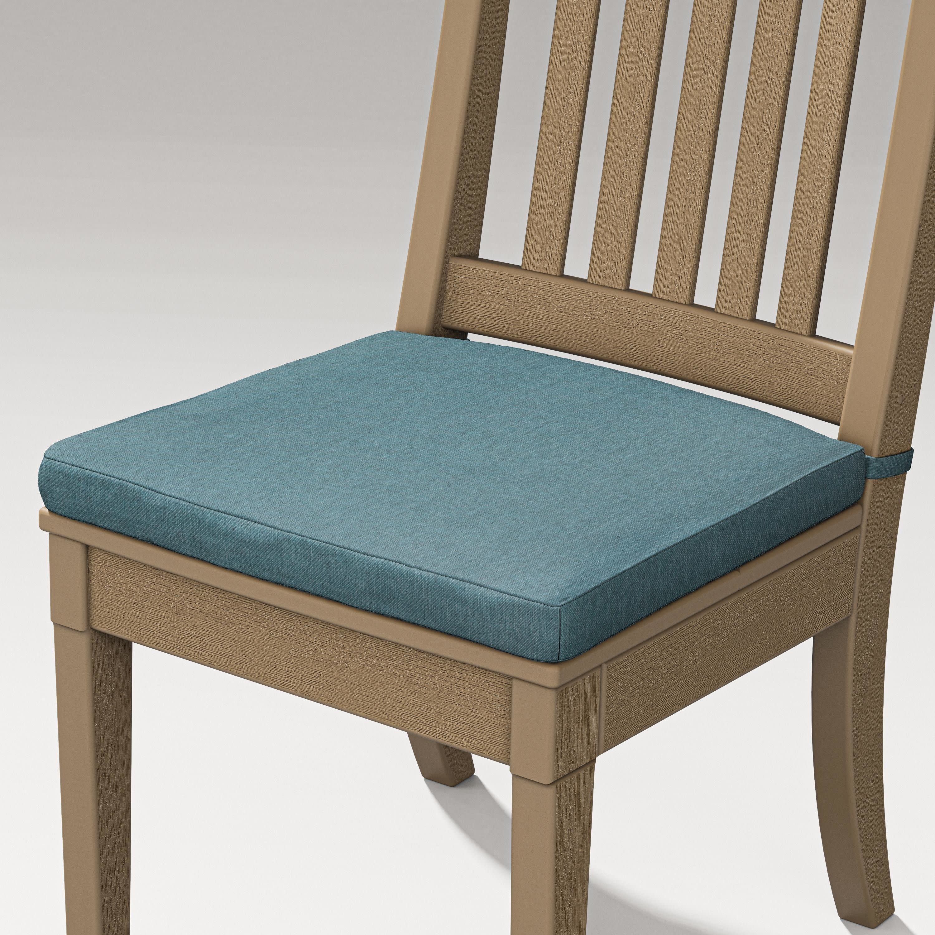 Estate Dining Chair Cushion in Ocean Teal