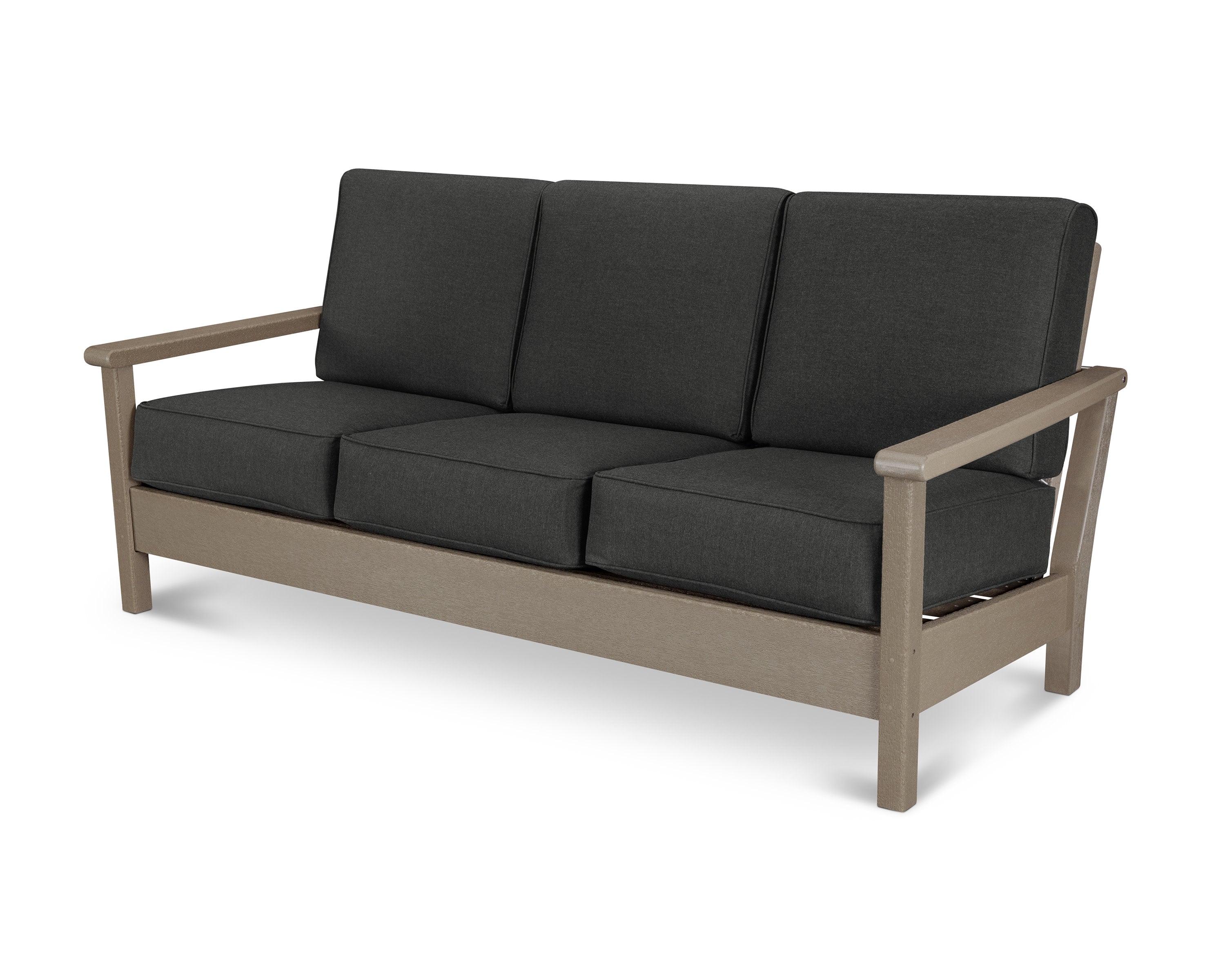 Harbour Deep Seating Sofa in Vintage Sahara / Spectrum Carbon