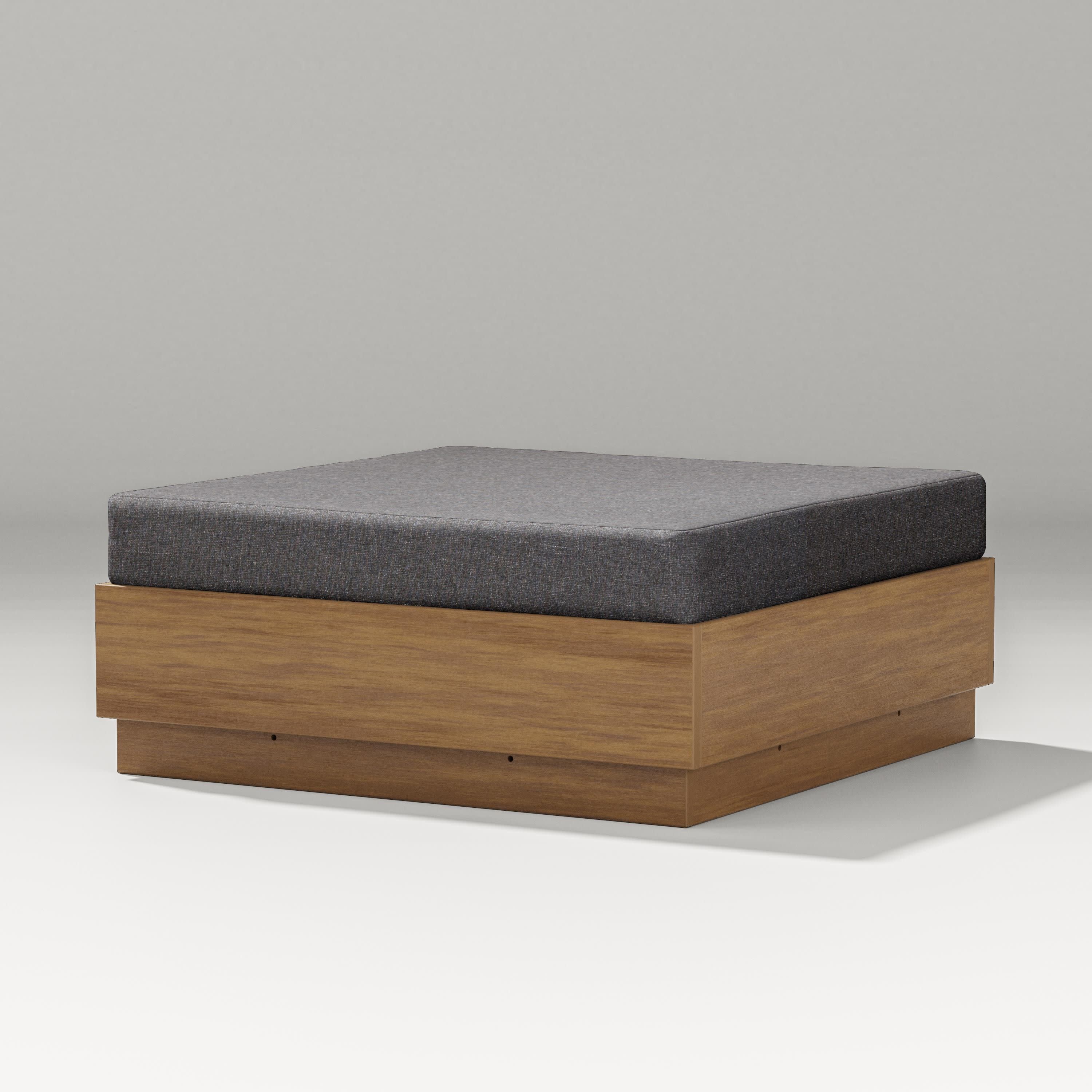Elevate Lounge Ottoman in Natural / Ash Charcoal