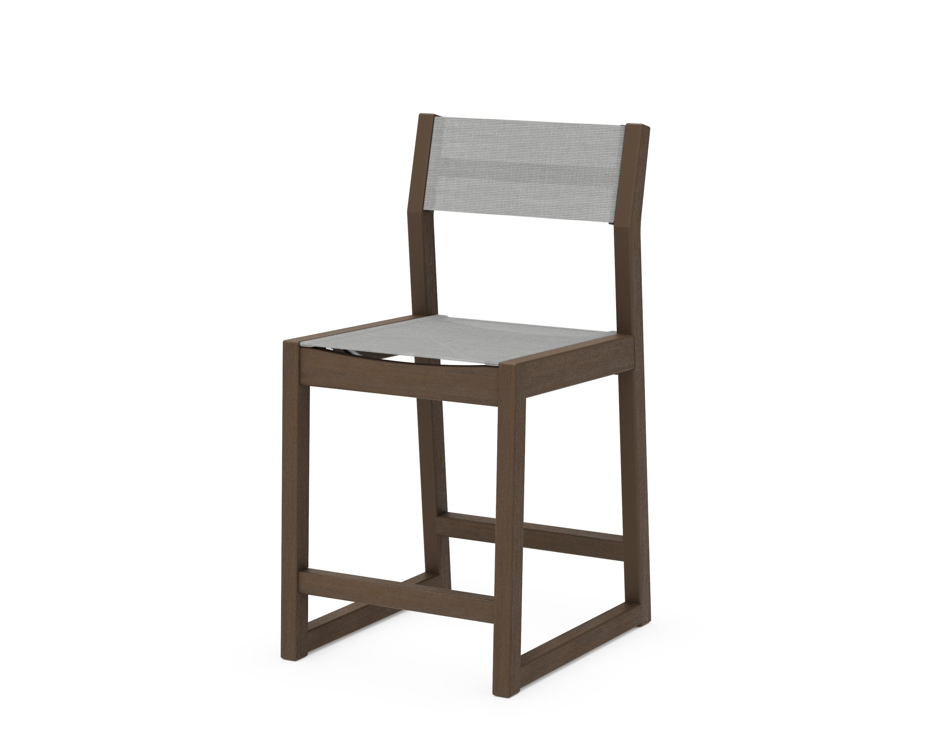 EDGE Sling Counter Side Chair in Kona / Metallic Sling