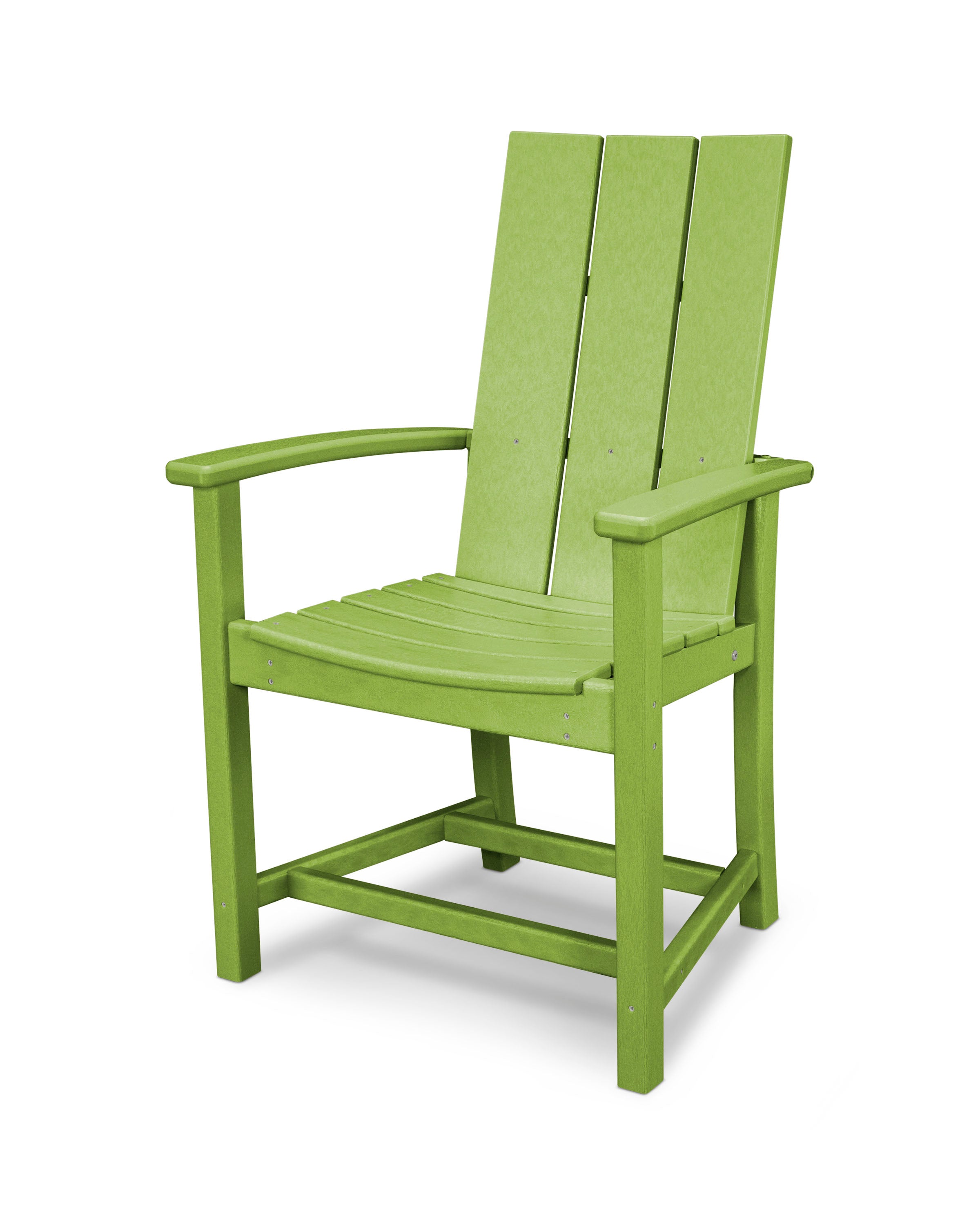 Modern Adirondack Dining Chair in Lime