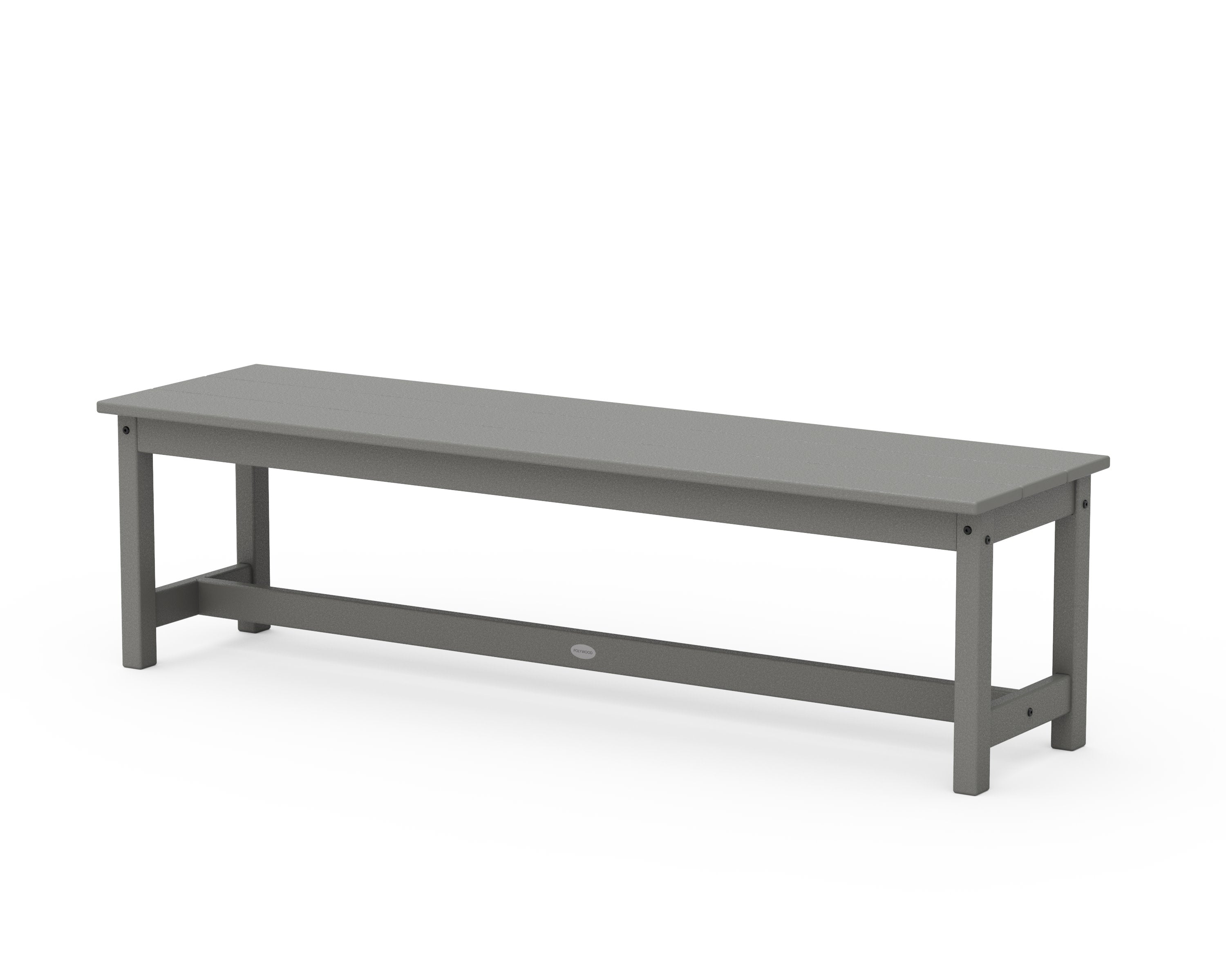 60" Planter Bench in Slate Grey
