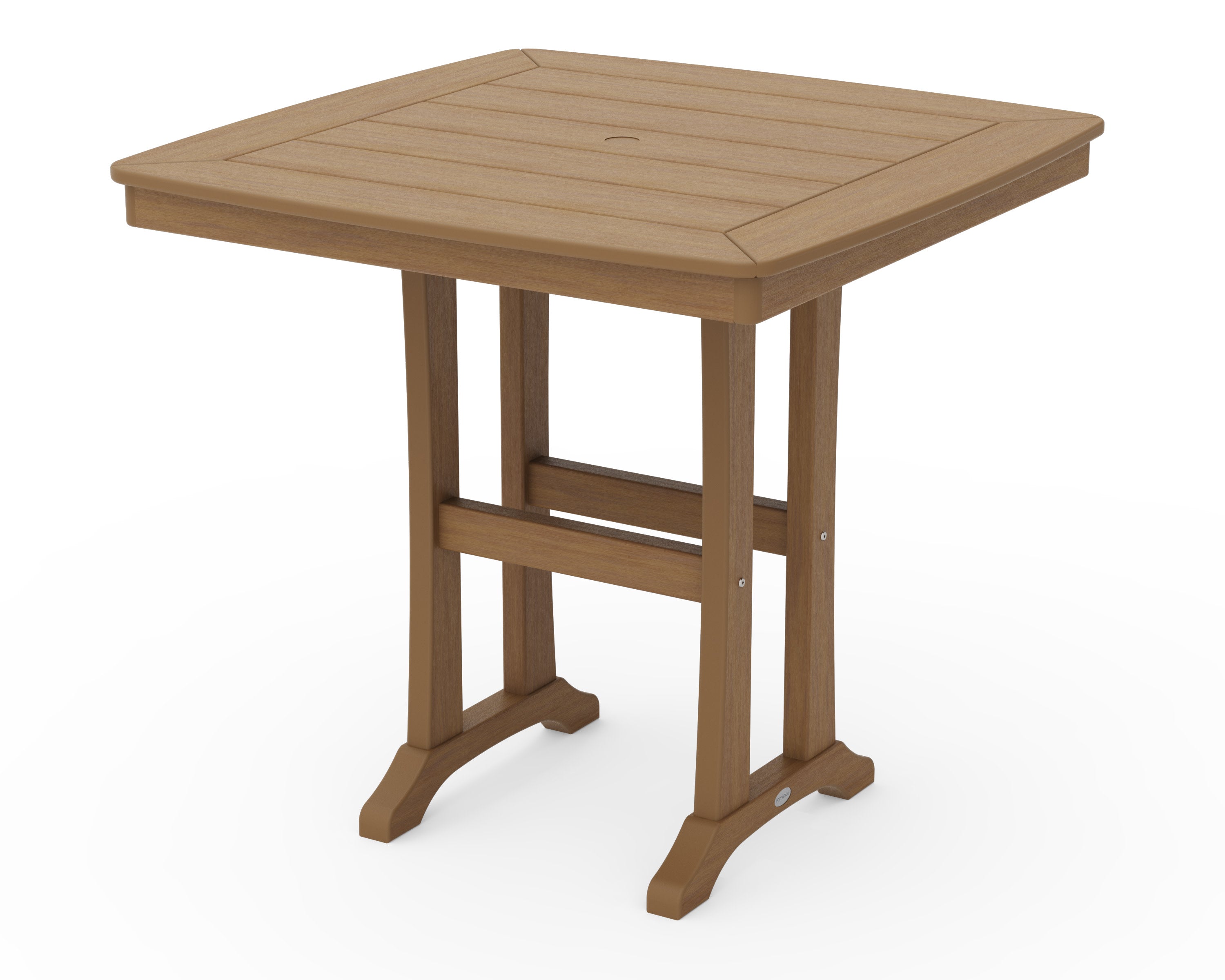 Nautical Trestle 37" Counter Table in Natural