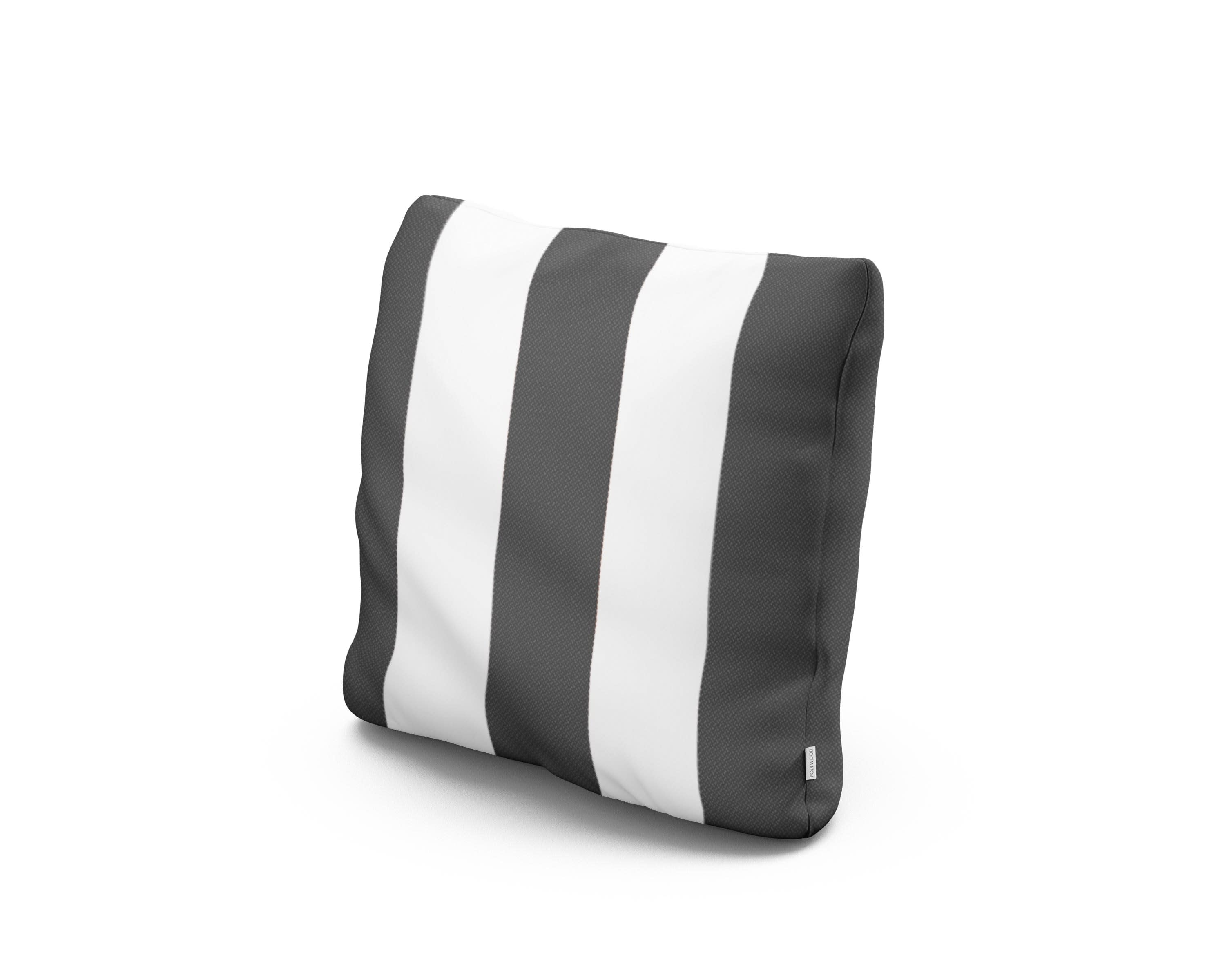 16" Outdoor Throw Pillow in Montdor Onyx