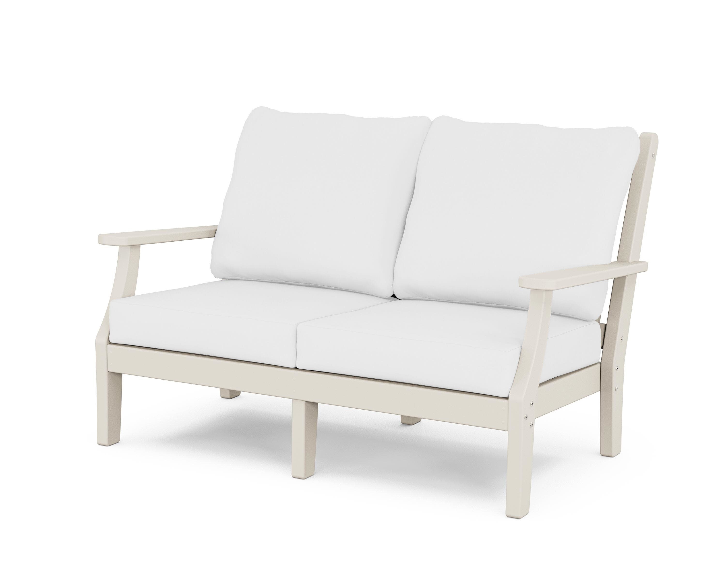 Wovendale Deep Seating Loveseat in Sand / Natural