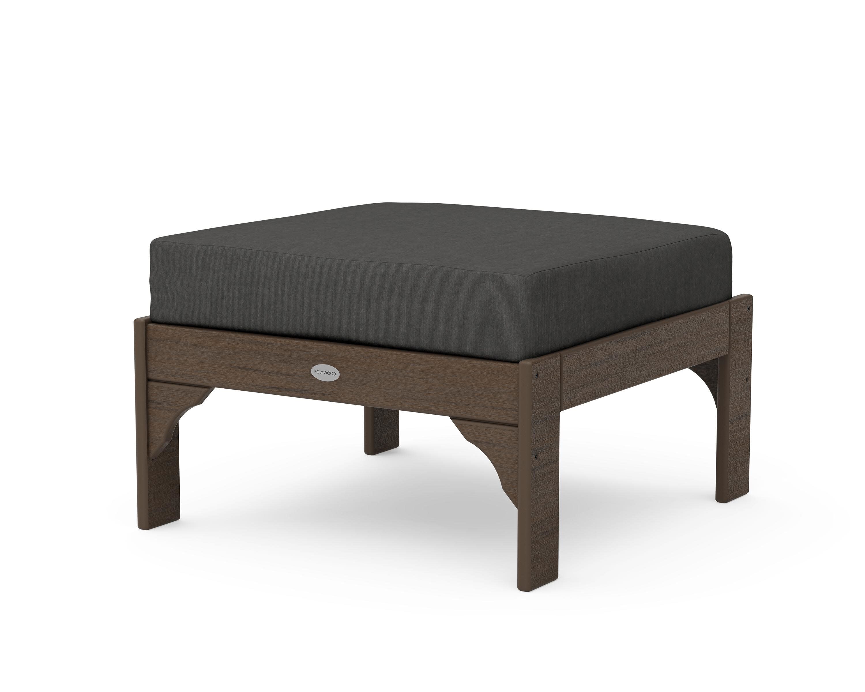 Vineyard Deep Seating Ottoman in Kona / Spectrum Carbon