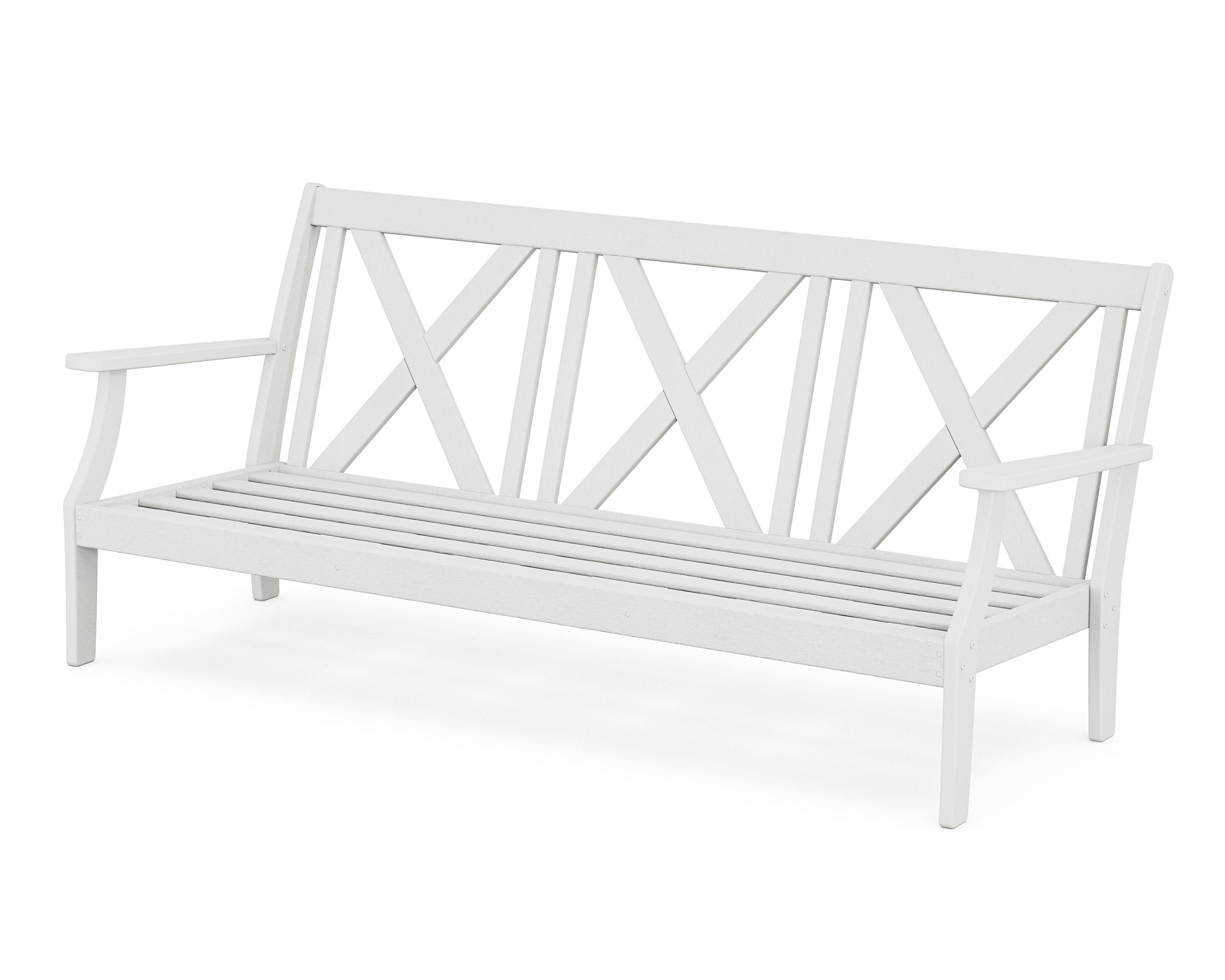 Braxton Deep Seating Sofa Frame in Vintage White