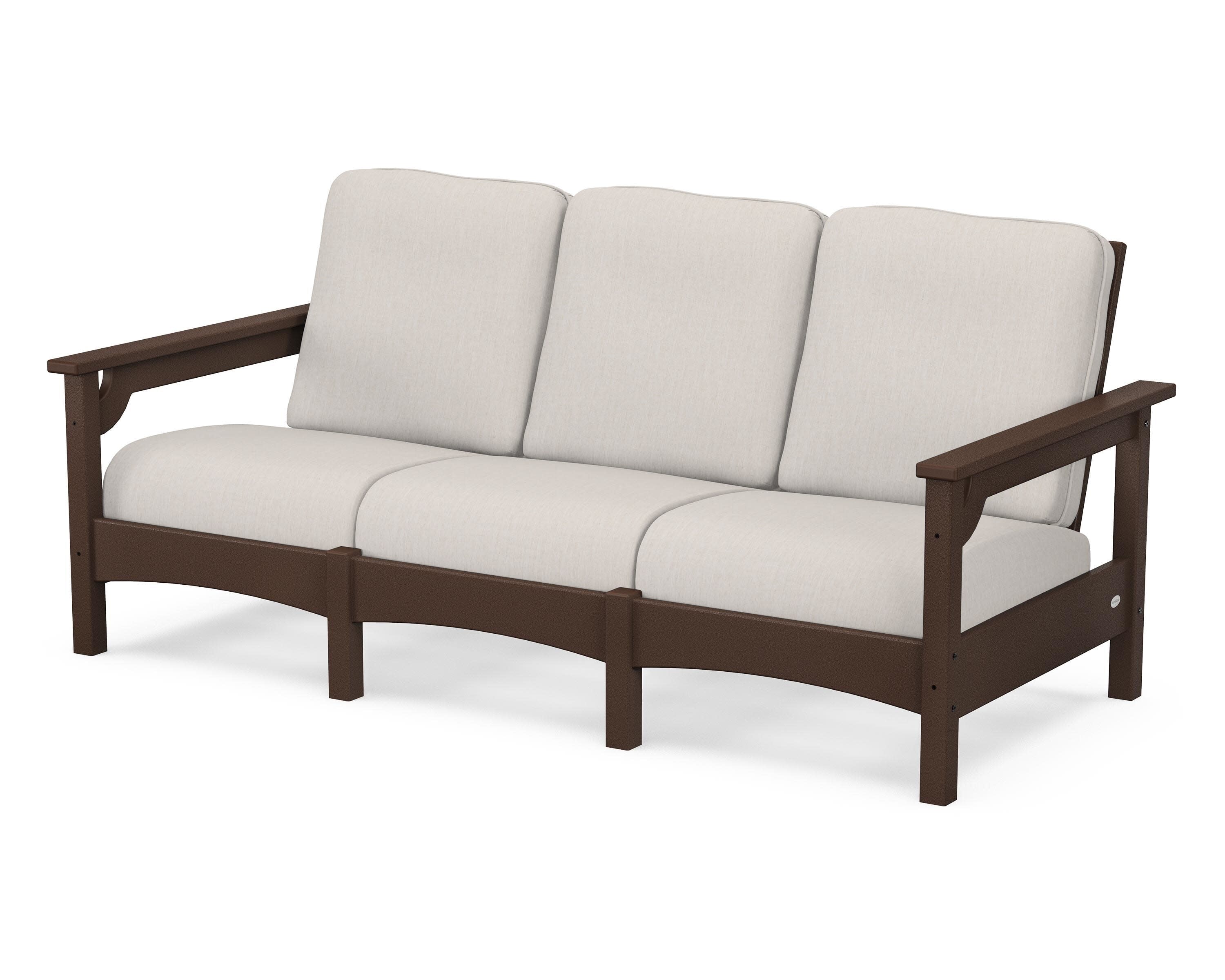 Club Sofa in Mahogany / Cast Ash