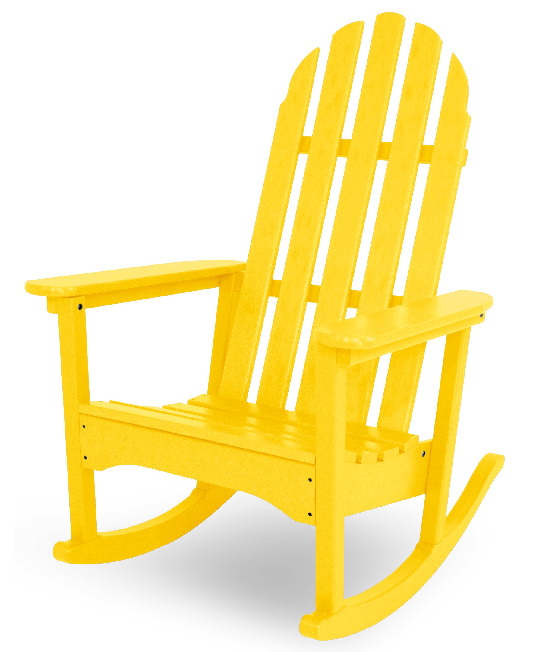 Classic Adirondack Rocking Chair in Lemon