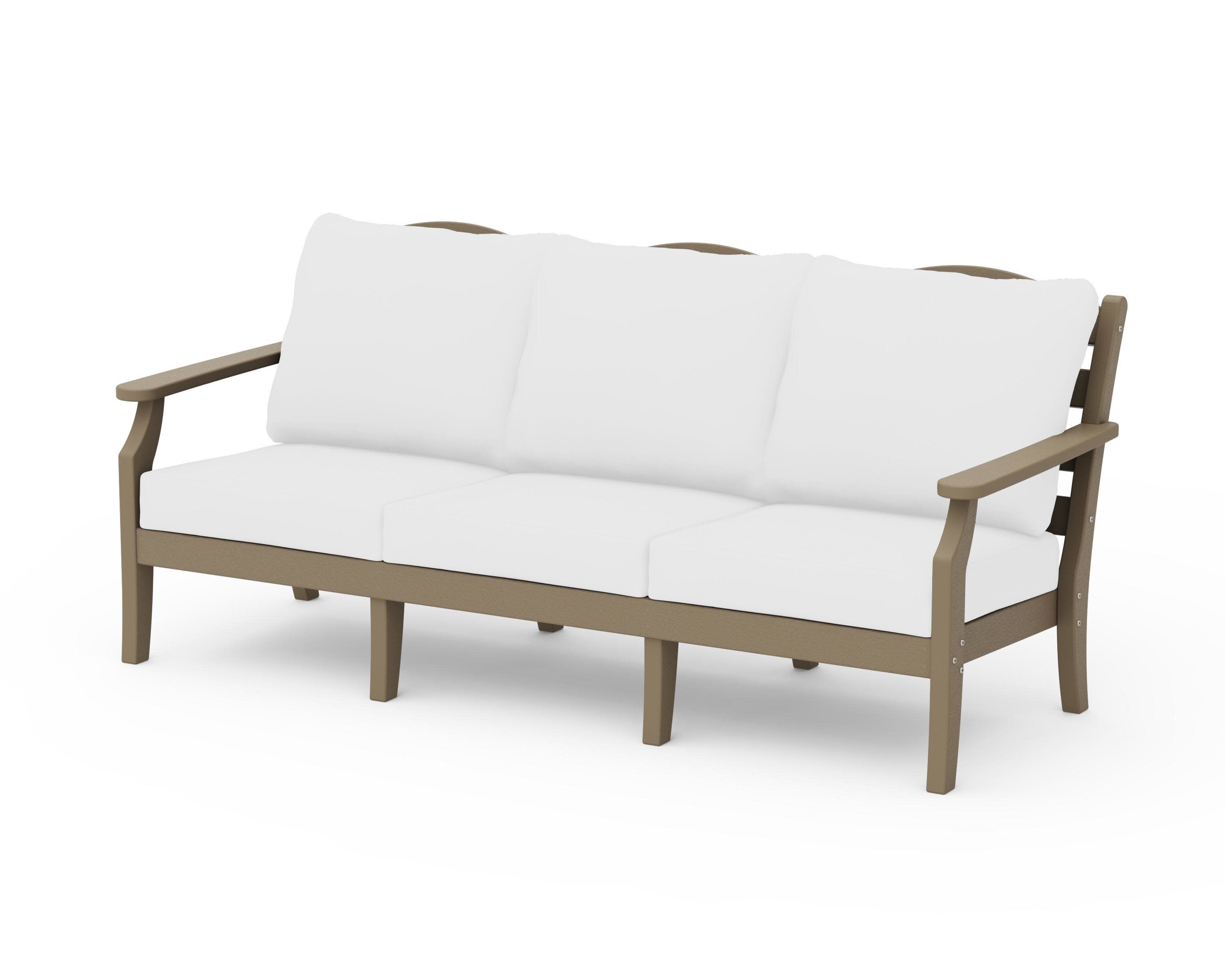 Savannah Deep Seating Sofa in Vintage Sahara / Natural