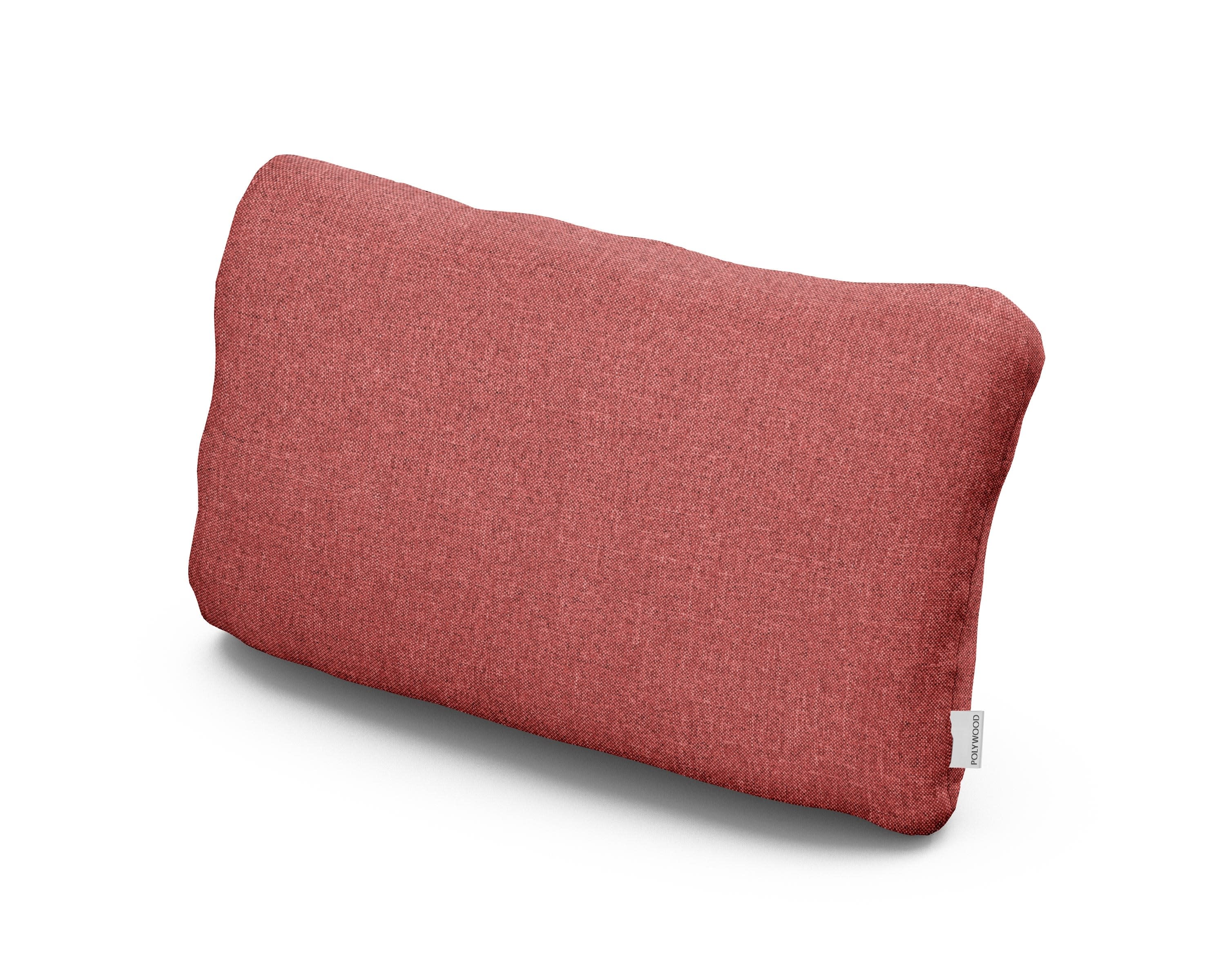 Outdoor Lumbar Pillow in Silver Garnet