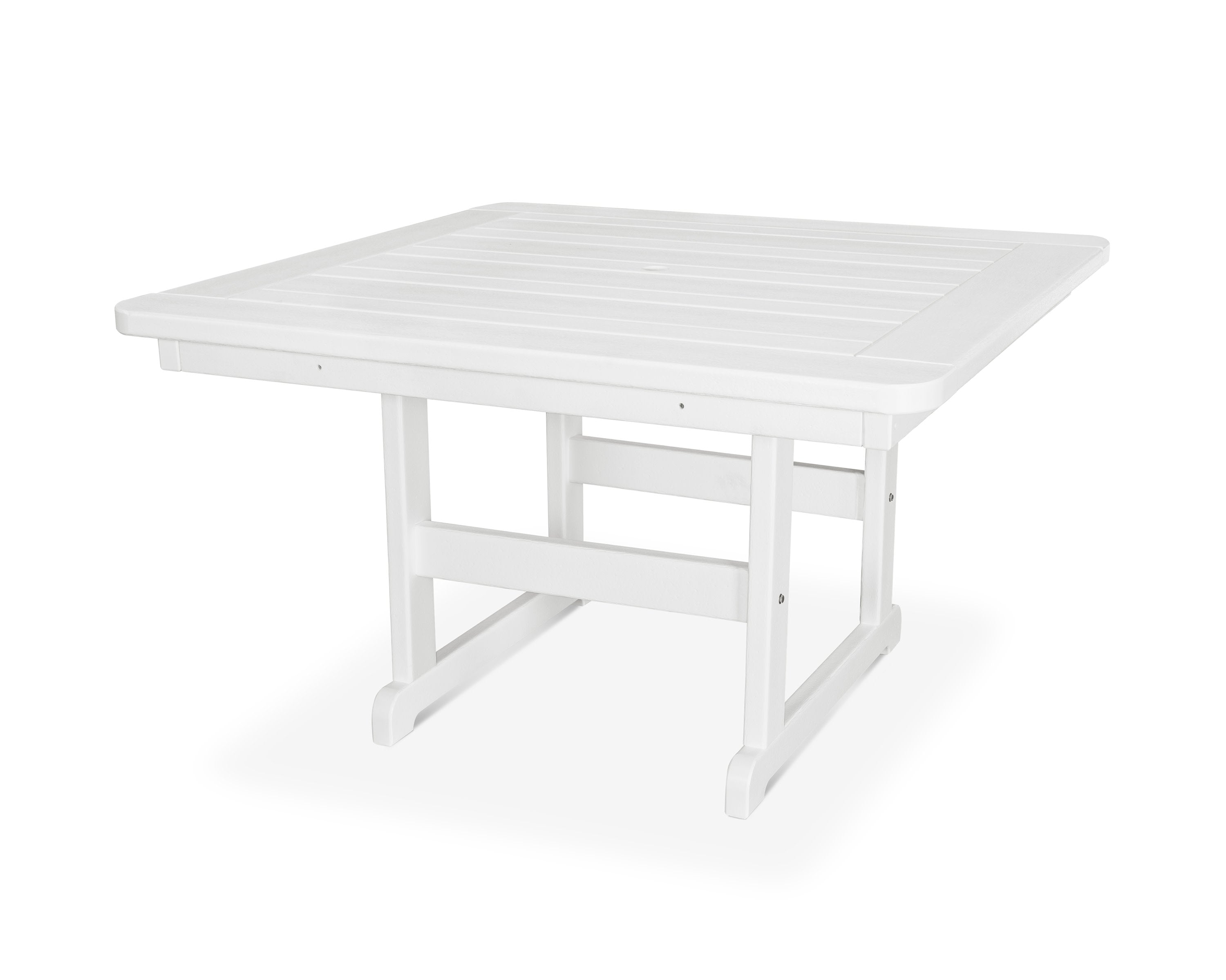 Park 48" Square Table in White