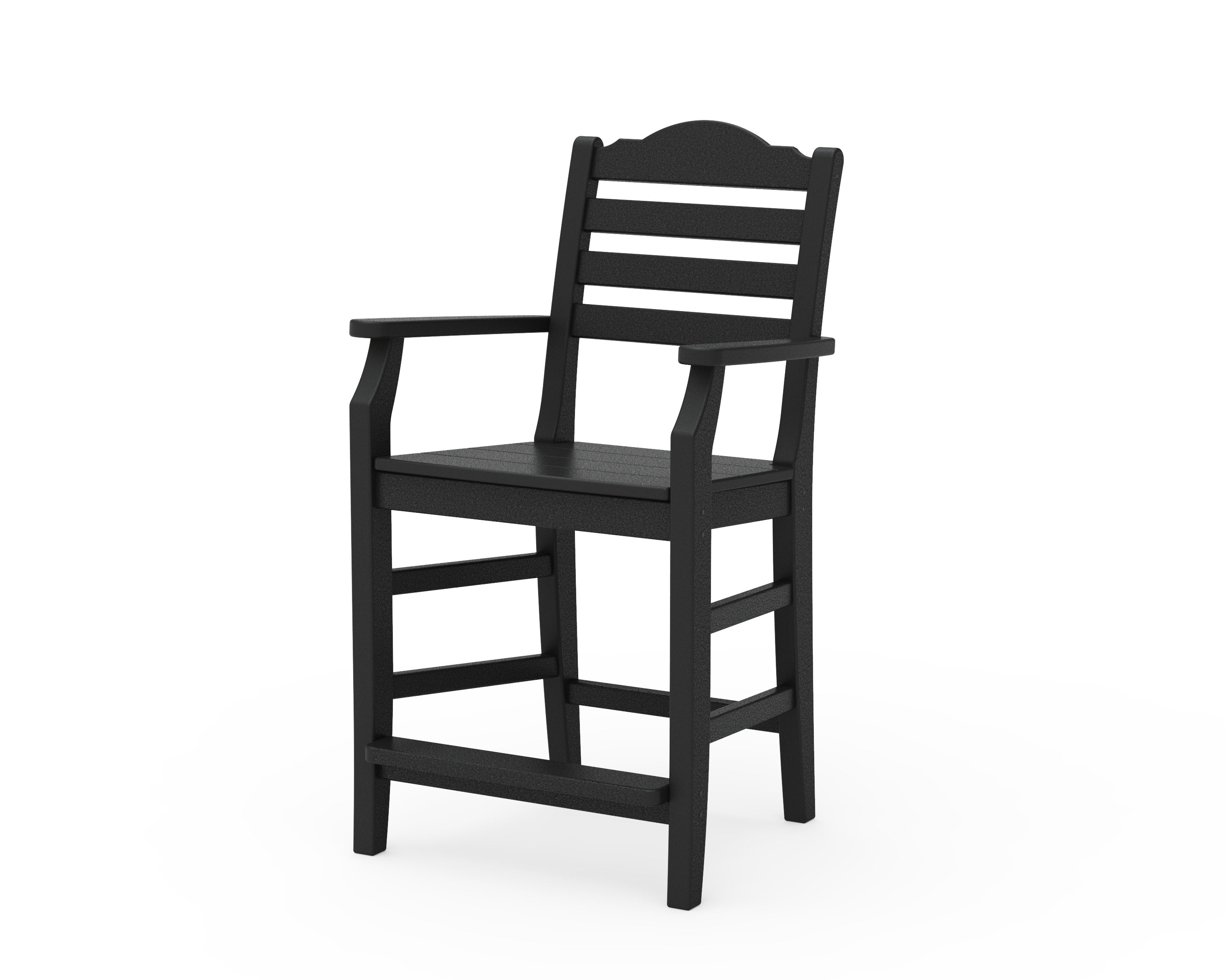 Savannah Counter Arm Chair in Black