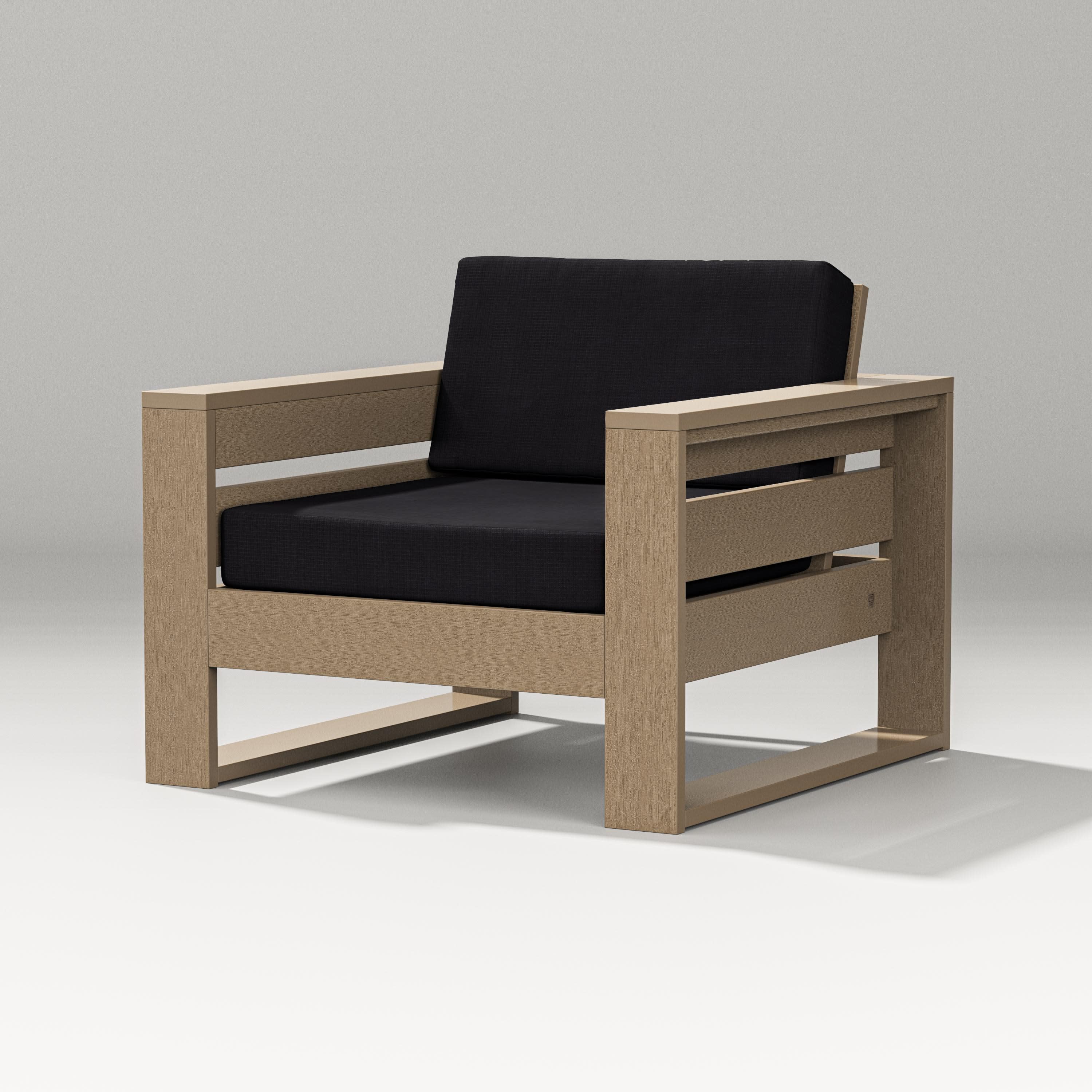 Latitude Lounge Chair in Vintage Sahara / Midnight Linen