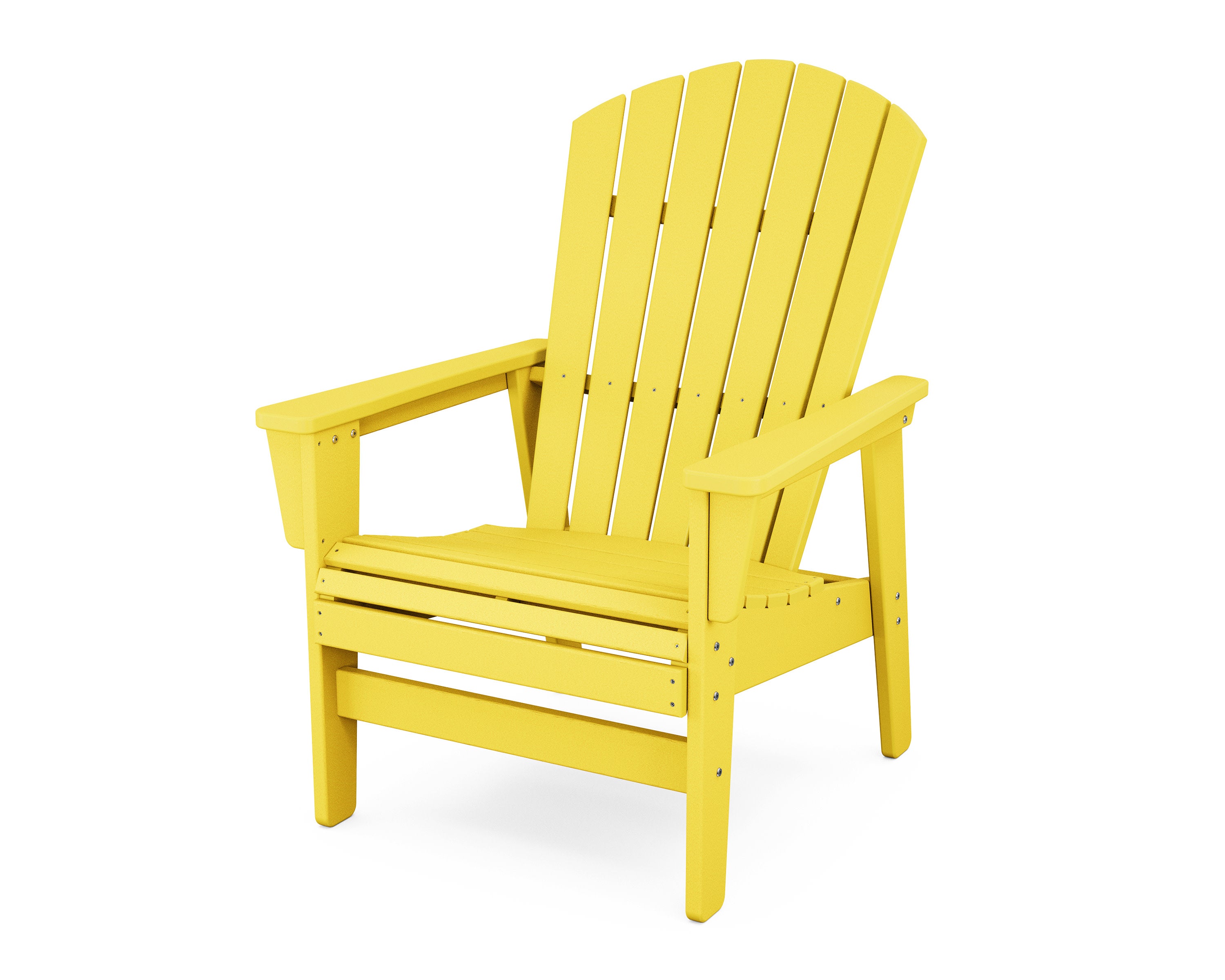 Nautical Grand Upright Adirondack Chair in Lemon