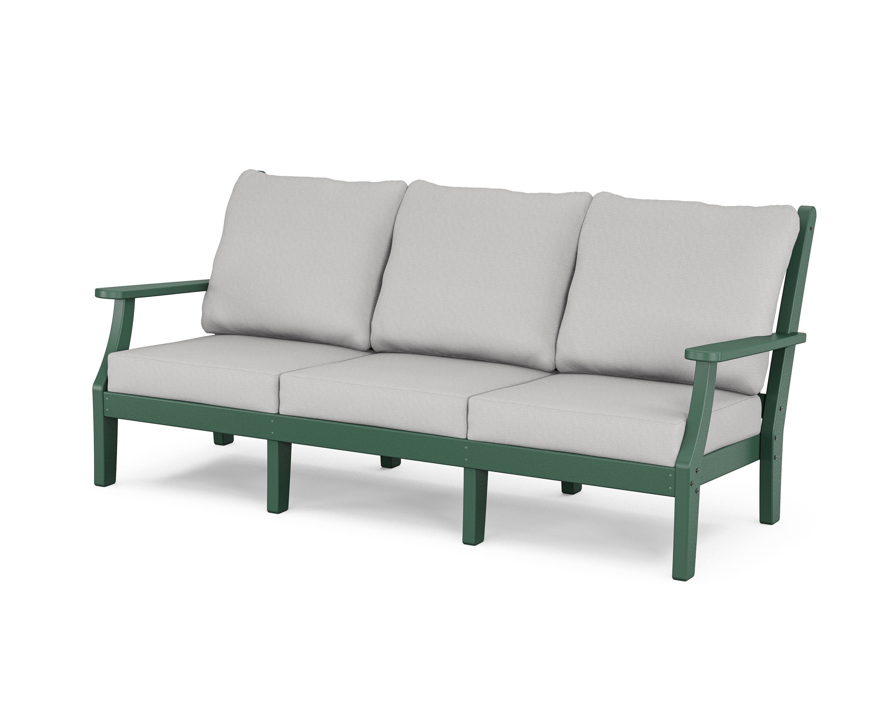 Wovendale Deep Seating Sofa in Green / Diamond in the Rough