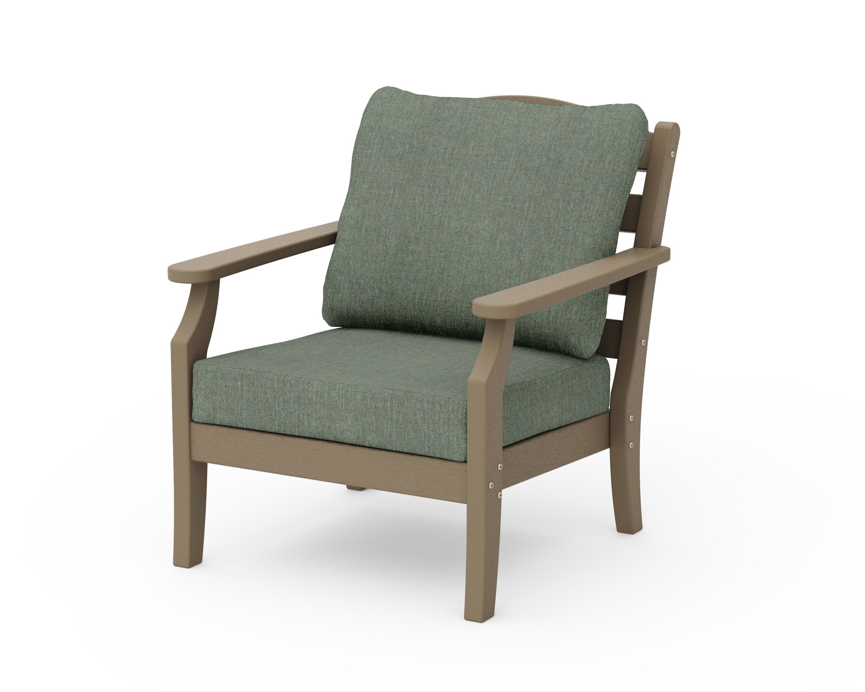Savannah Deep Seating Chair in Vintage Sahara / Cast Sage