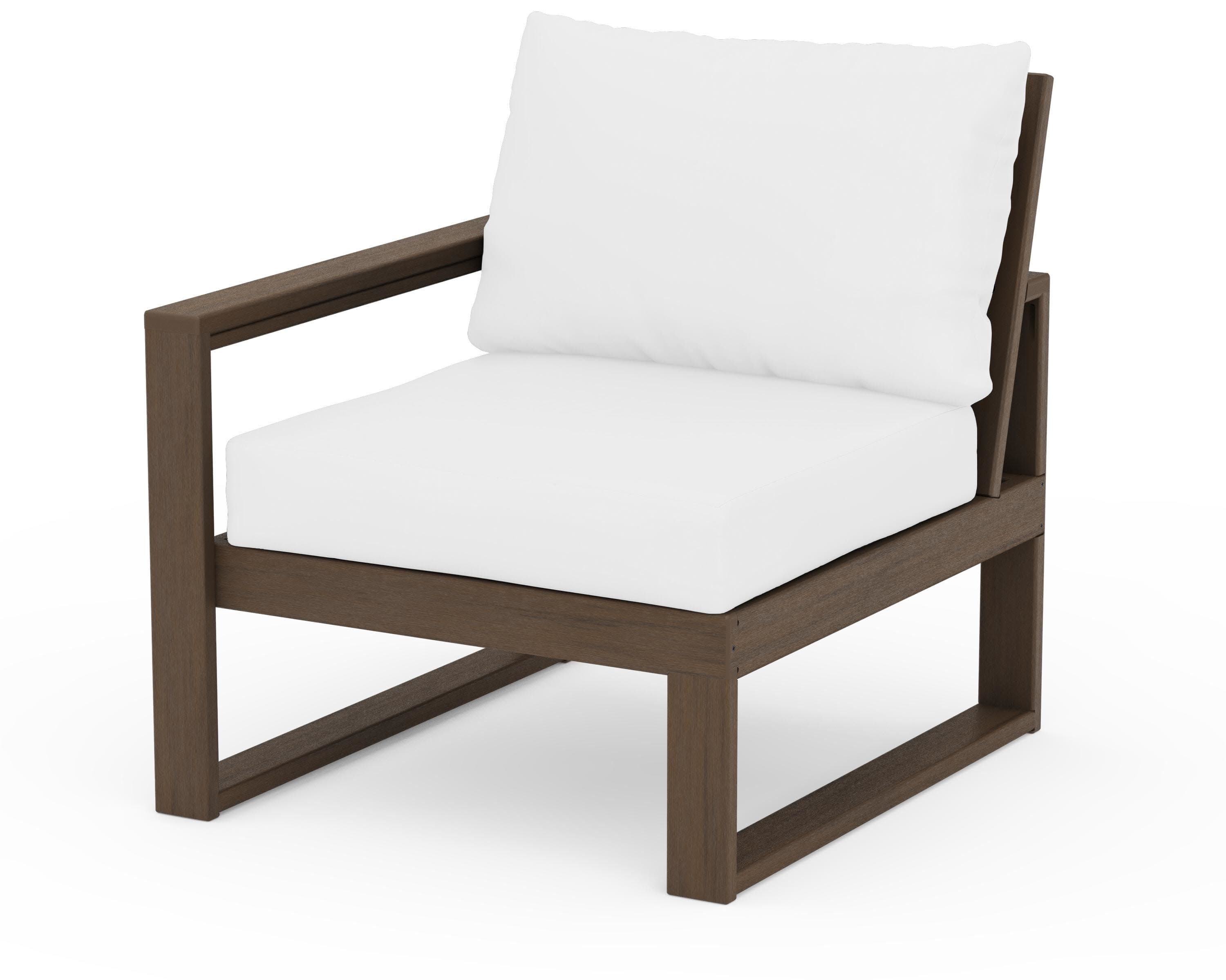 EDGE Modular Left Arm Chair in Kona / Natural