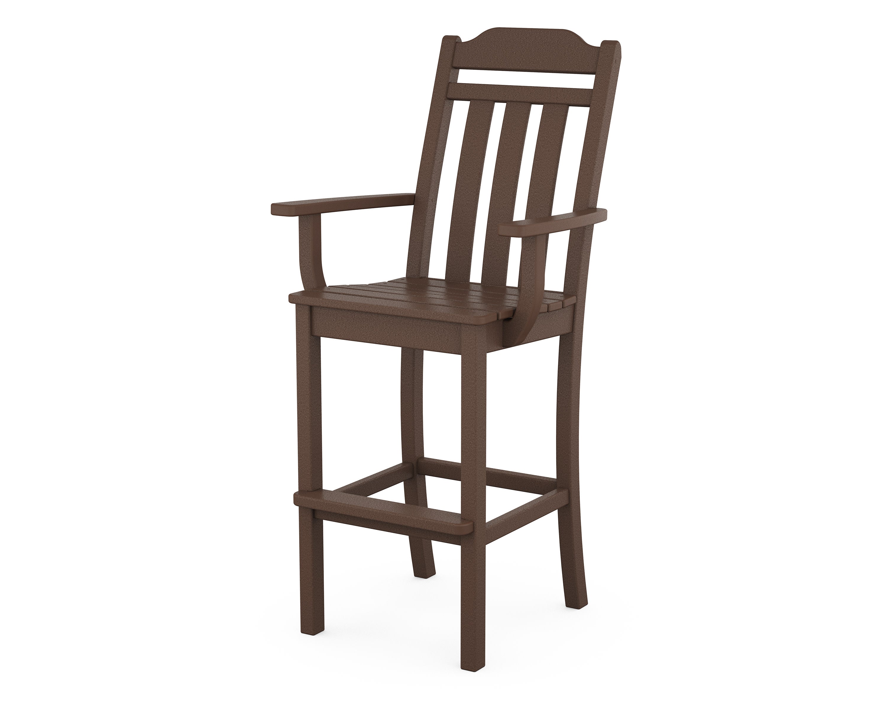 Cottage Bar Arm Chair in Mahogany