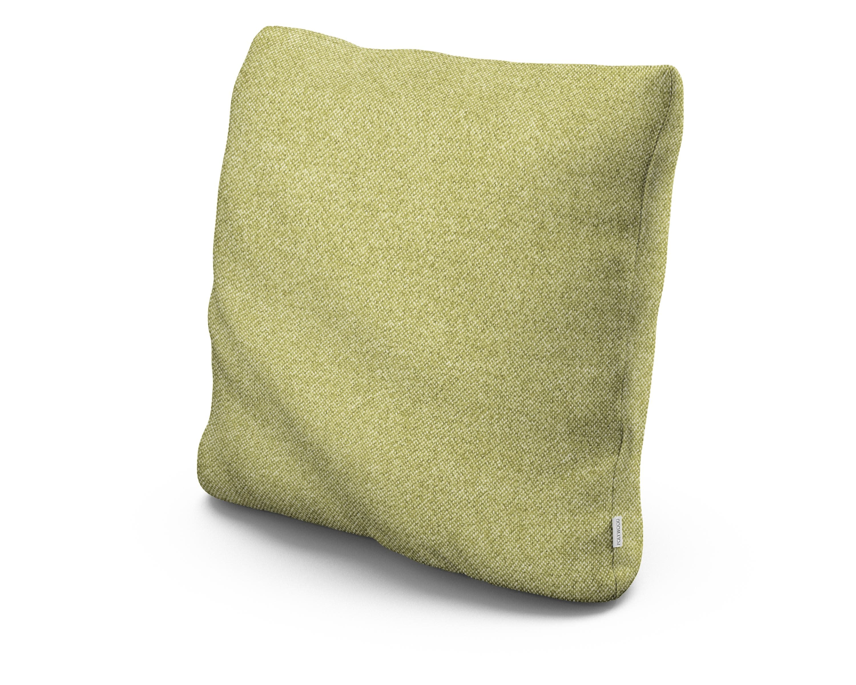 22" Outdoor Throw Pillow in Chartreuse Boucle