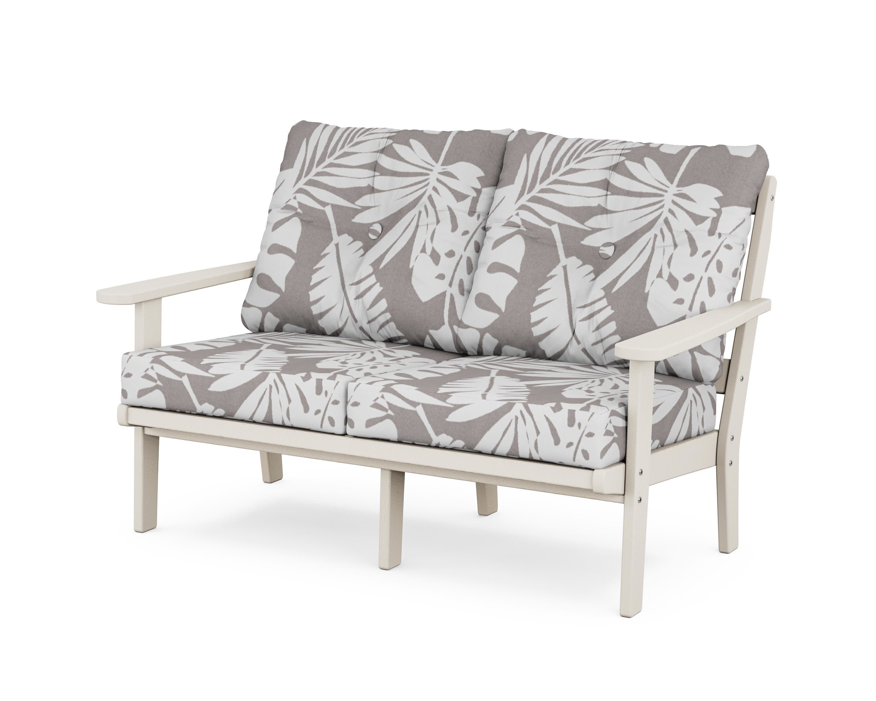 Mission Deep SeatingLoveseat in Sand / Leaf Grey Mist