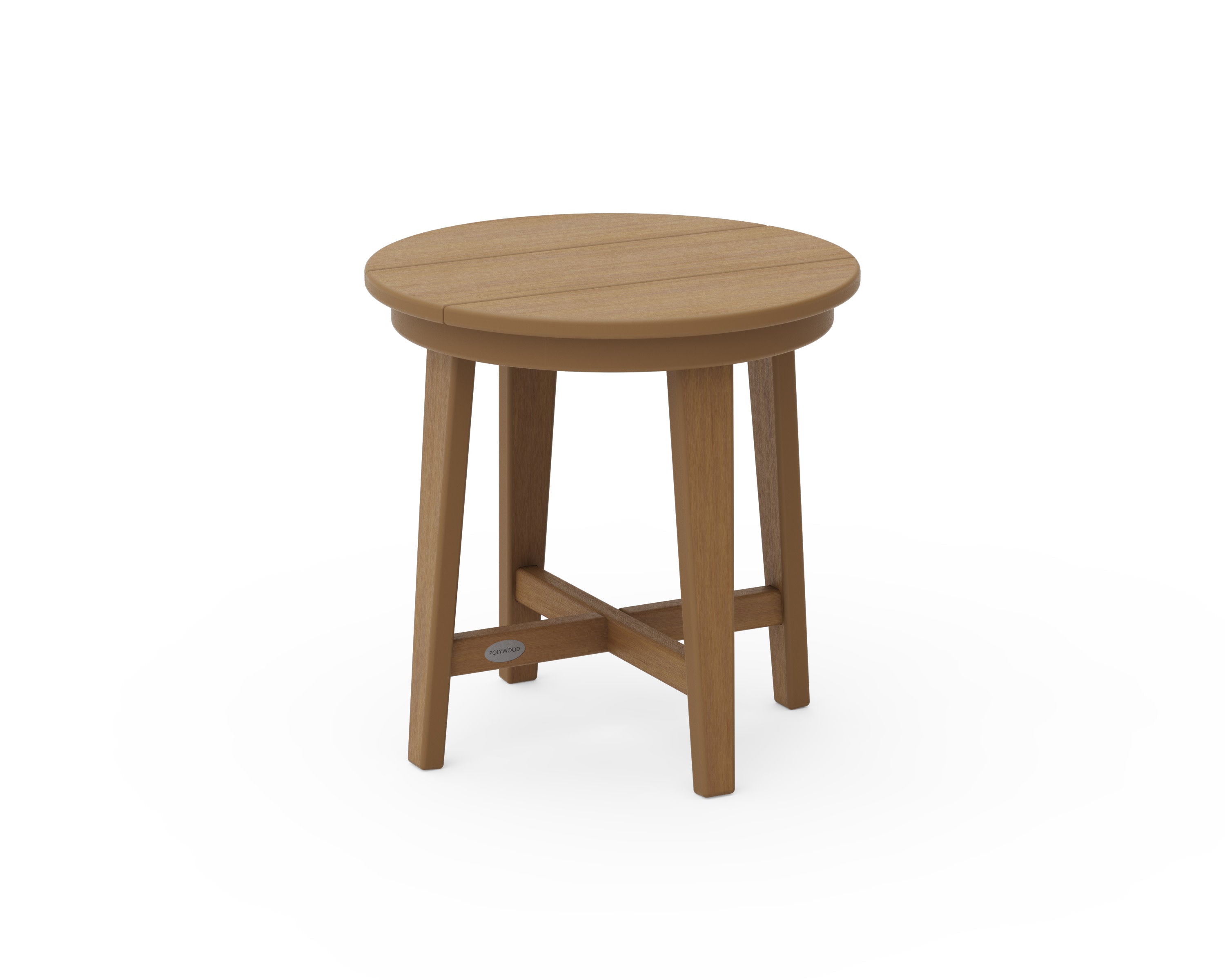 Newport 19" Round End Table in Natural