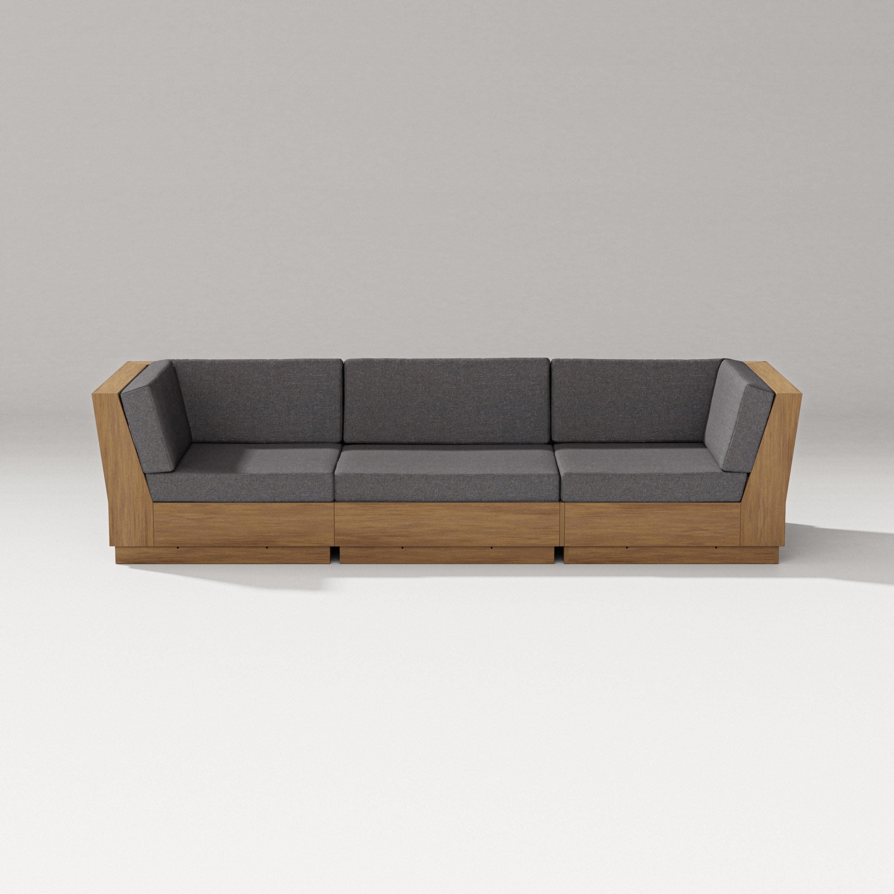 Elevate Sofa Sectional in Natural / Ash Charcoal