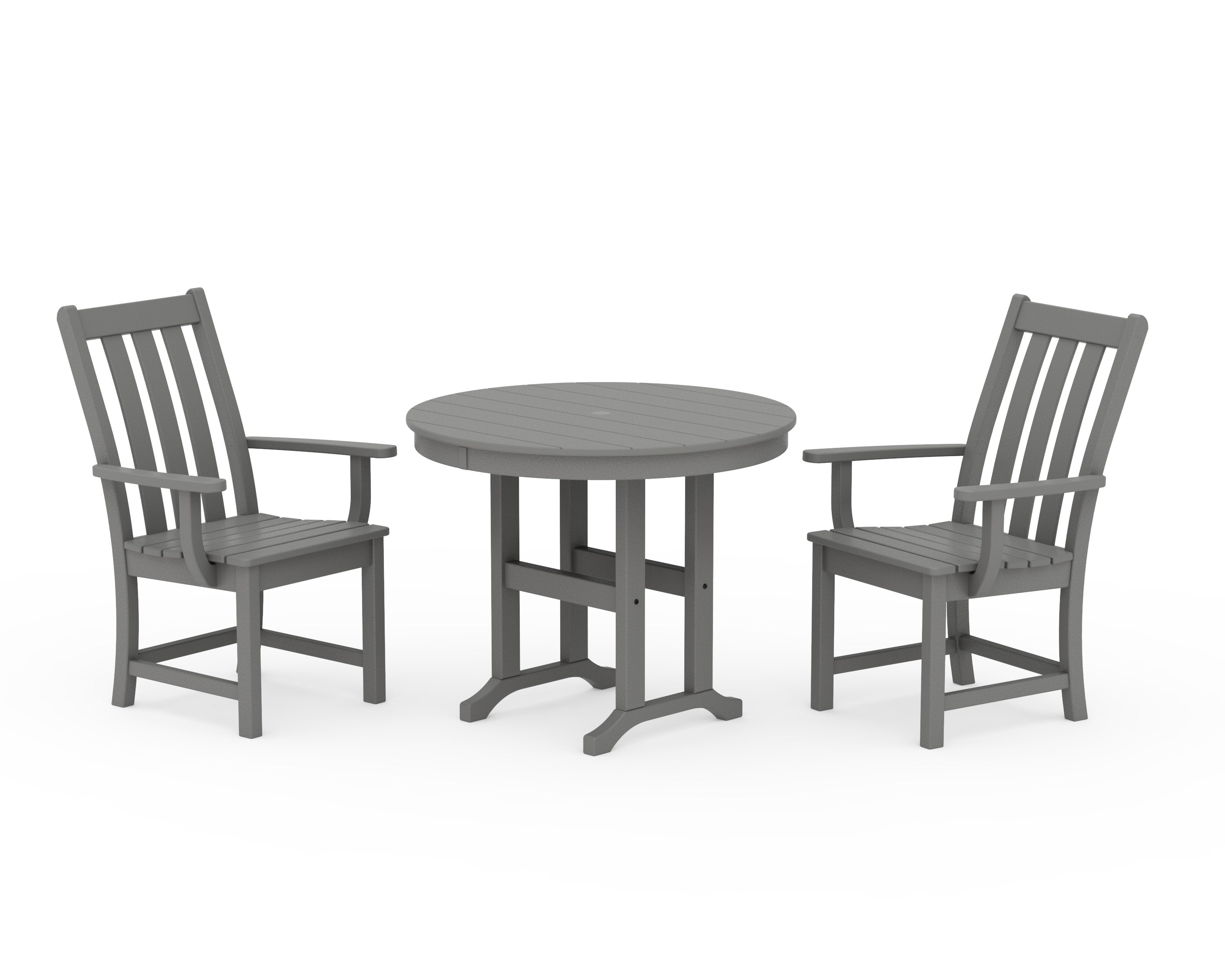 Vineyard 3-Piece Round Dining Set